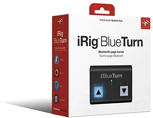IK Multimedia iRig BTURN Bluetooth Page Turner for iPhone, iPad, Mac and Android - Nero - immagine 7
