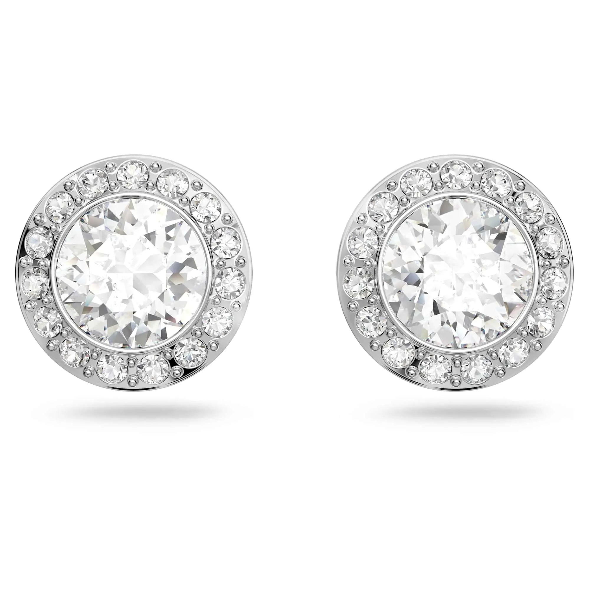 Swarovski Angelic Set, Round Cut, White, Rhodium Plated - immagine 6