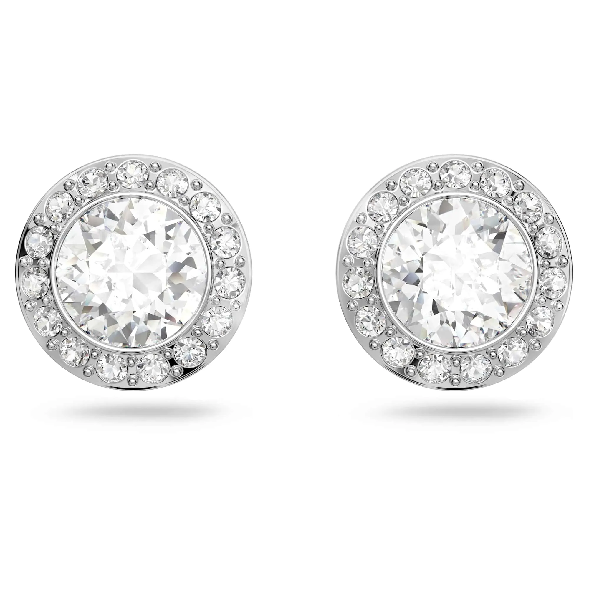 Swarovski Angelic Set, Round Cut, White, Rhodium Plated - immagine 8