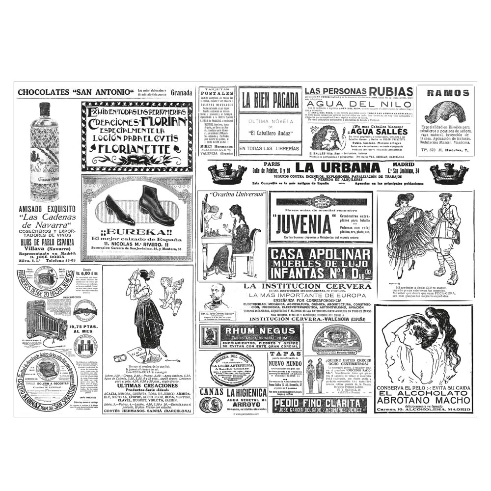 Garcia de Pou Tovagliette Journal Bianco Cellulosa 31x43 cm - 500 Unità - immagine 2