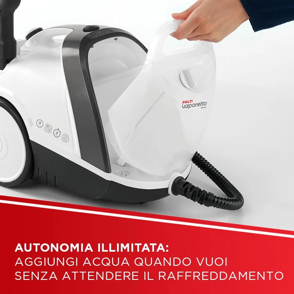 Polti Vaporetto Smart 120 Pulitore a Vapore con Caldaia 4 Bar - immagine 4