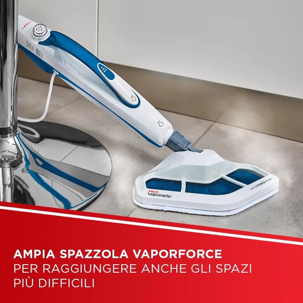 Polti Vaporetto SV460 Double Scopa a Vapore 2 in 1 con Pulitore Portatile - immagine 4