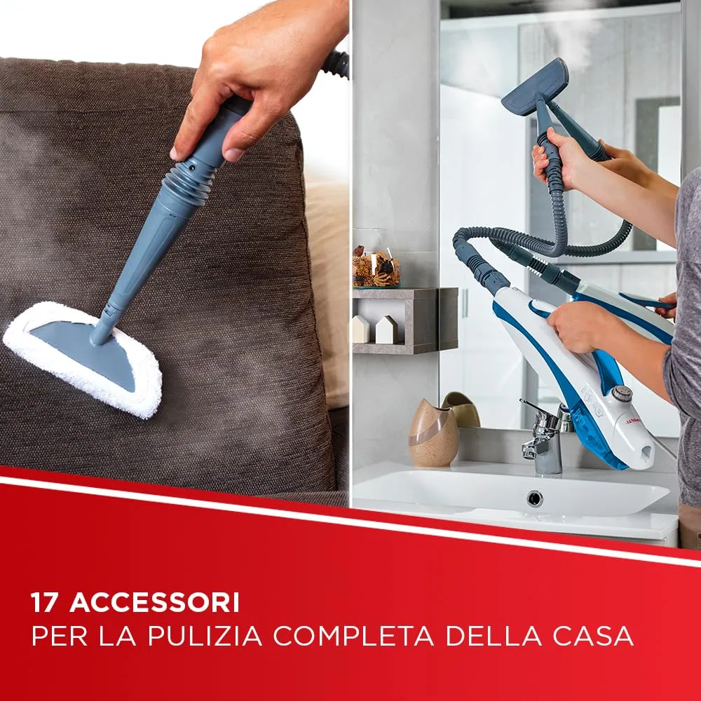 Polti Vaporetto SV460 Double Scopa a Vapore 2 in 1 con Pulitore Portatile - immagine 6