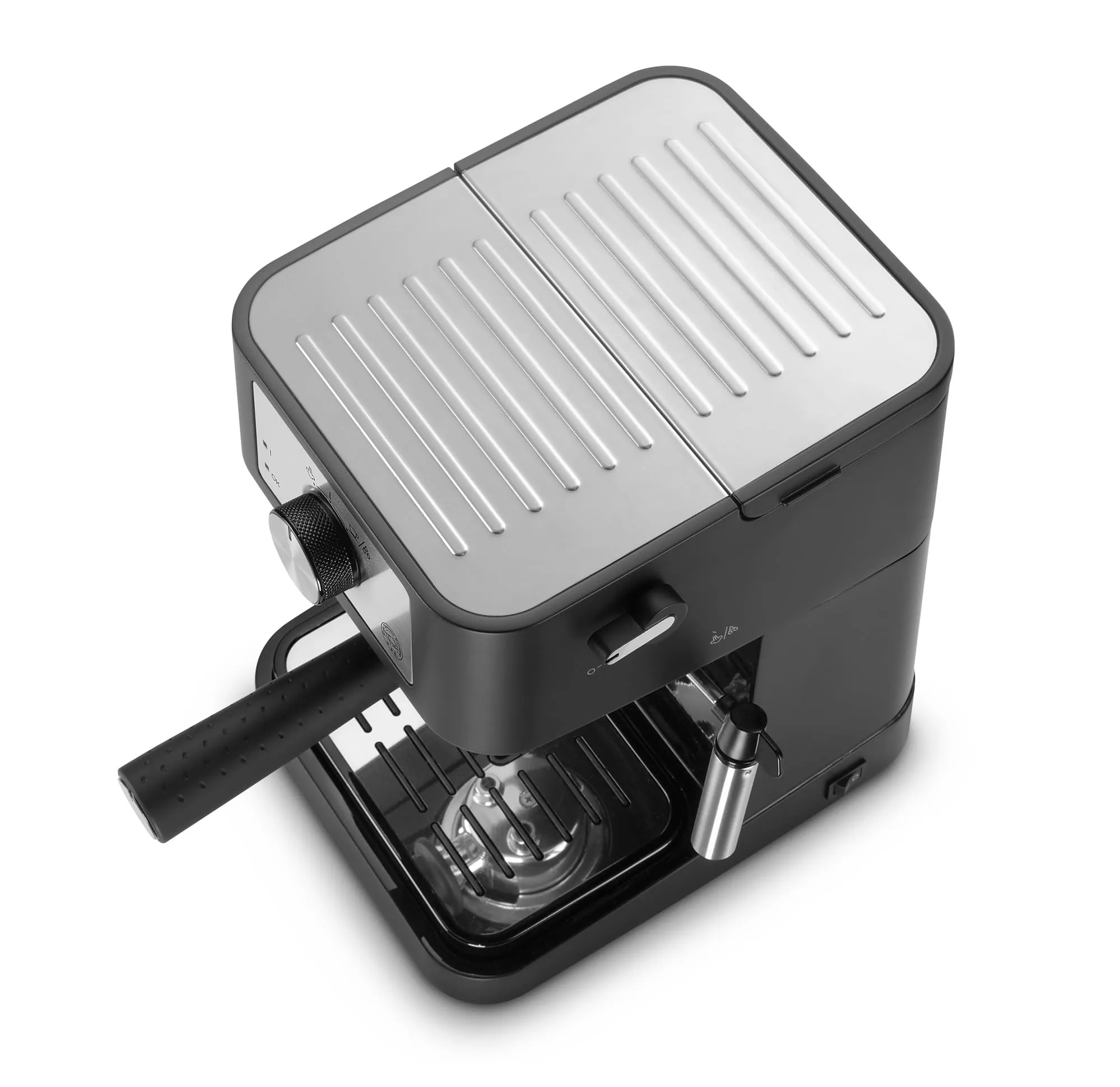 De'Longhi EC260.BK Macchina da Caffè per Polvere o Cialde E.S.E. con Sistema Latte Manuale e Caldaia in Acciaio Inox - immagine 4