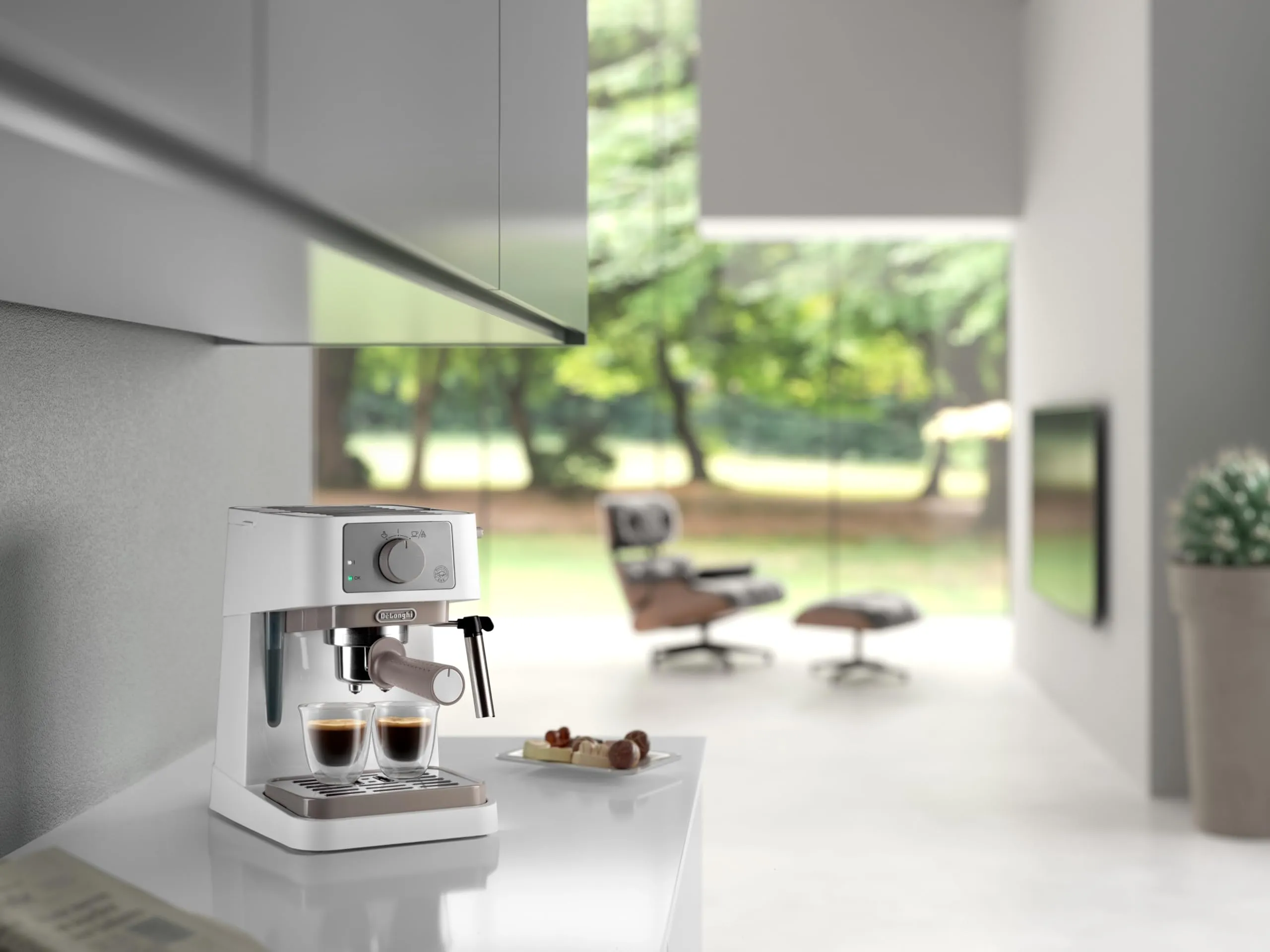 De'Longhi Stilosa EC260.W Macchina da caffè manuale, 15 bar, Bianco - immagine 4