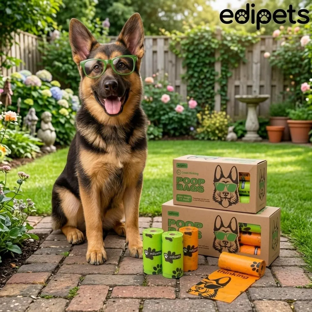 Edipets Sacchetti Biodegradabili per Cani, Extra Spessi, 540 Unità (36 Rotoli) - immagine 8