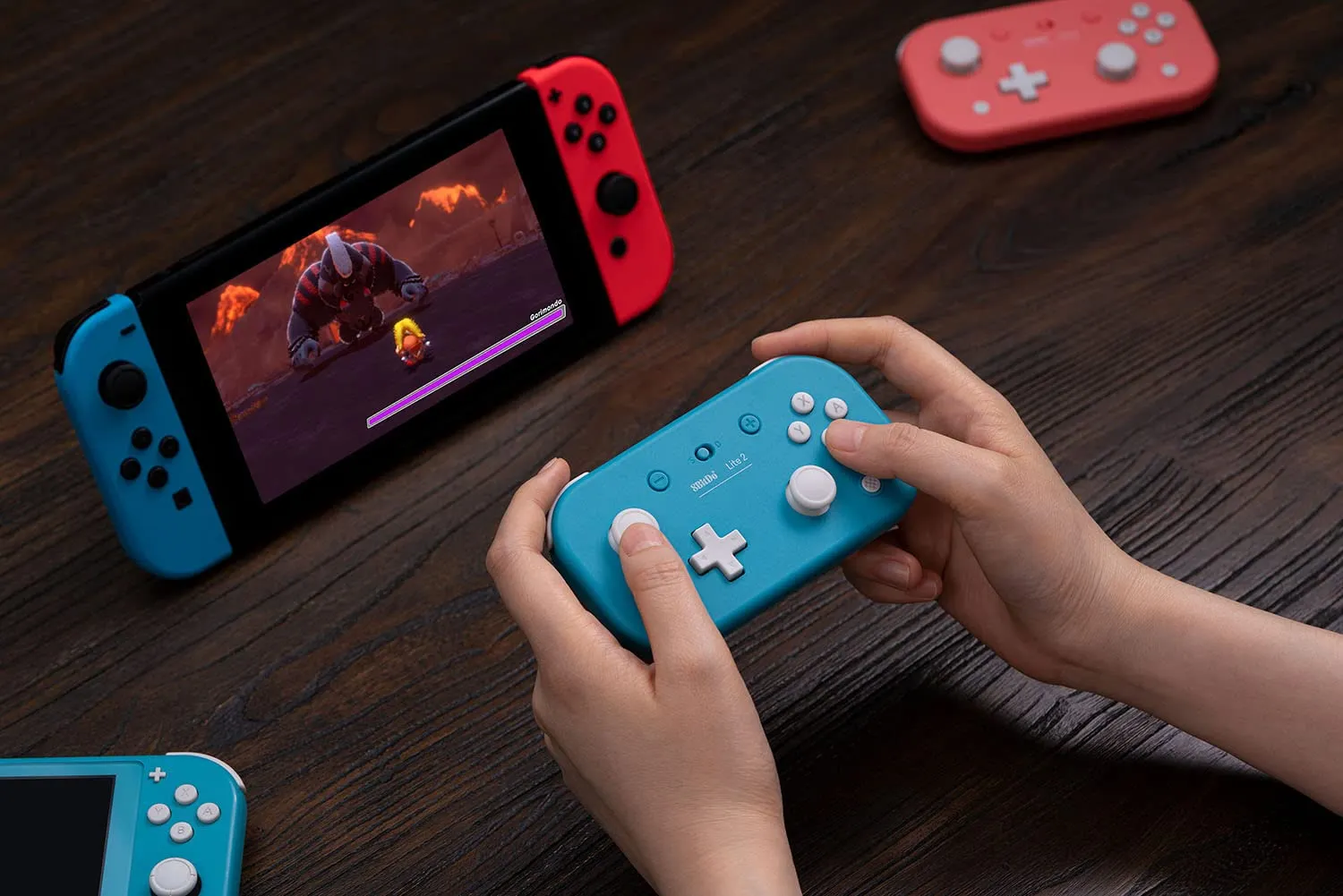 8BitDo Gamepad Lite 2 BT Turquoise (Switch, Android, Raspberry Pi) - immagine 6