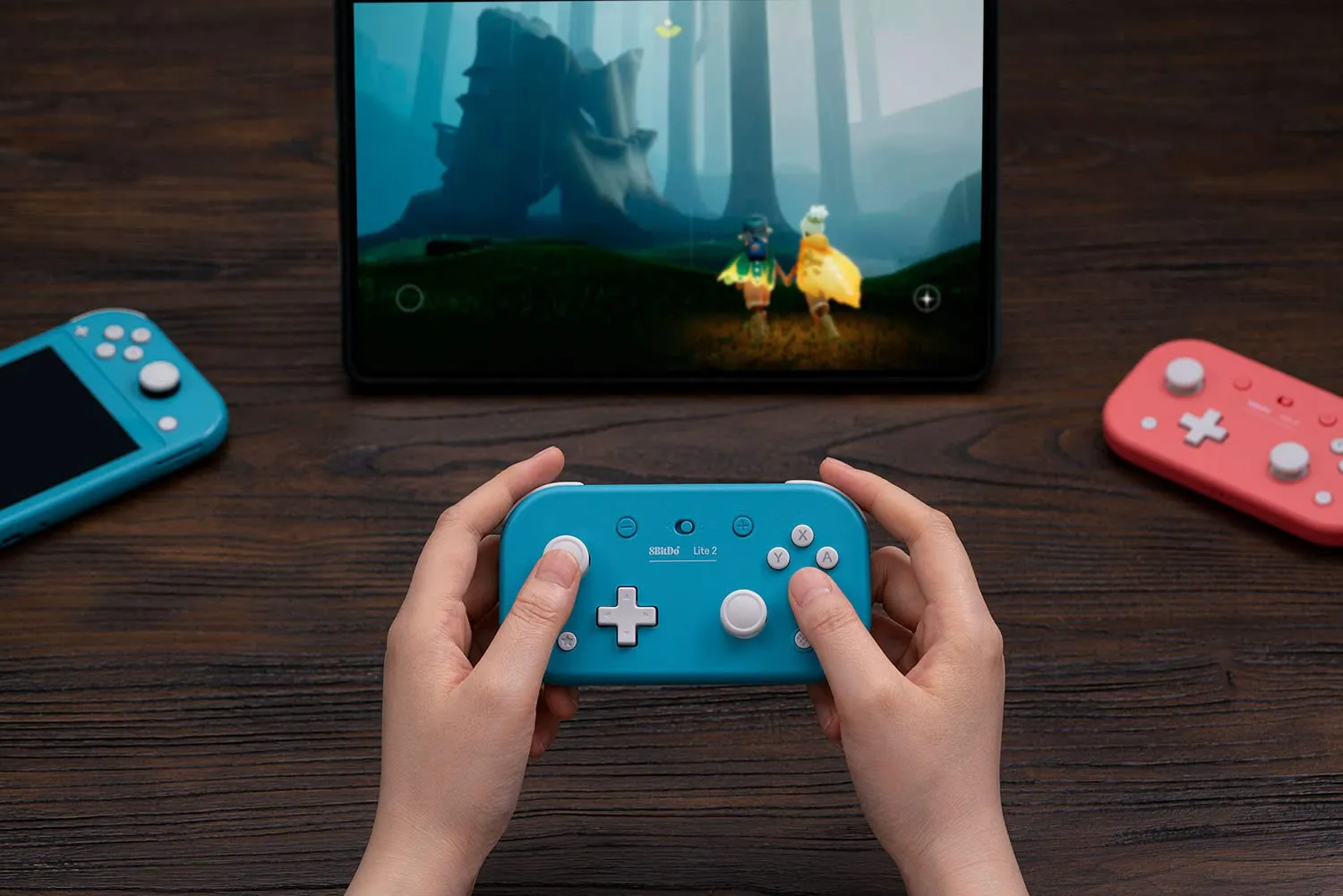 8BitDo Gamepad Lite 2 BT Turquoise (Switch, Android, Raspberry Pi) - immagine 7