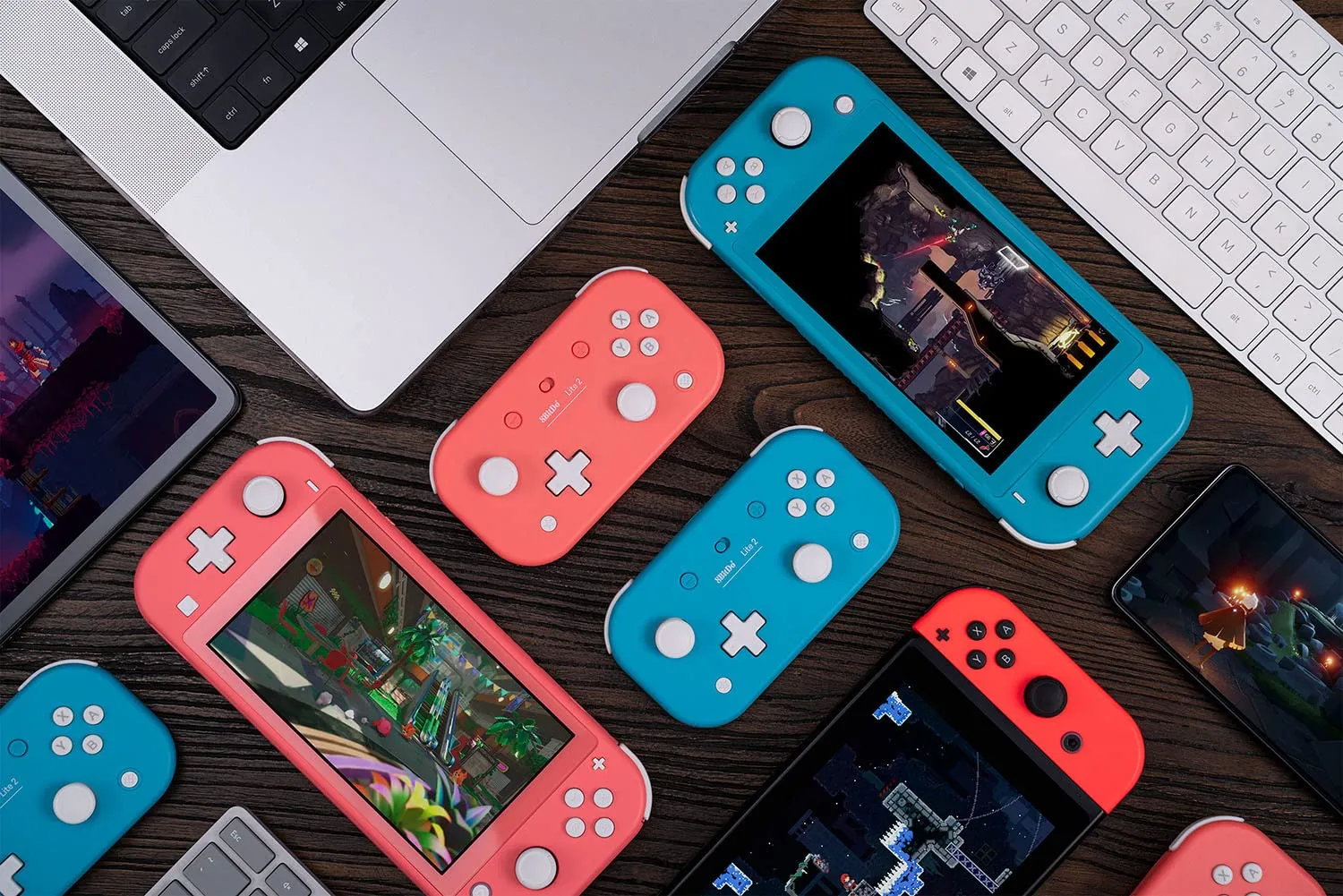 8BitDo Gamepad Lite 2 BT Turquoise (Switch, Android, Raspberry Pi) - immagine 8