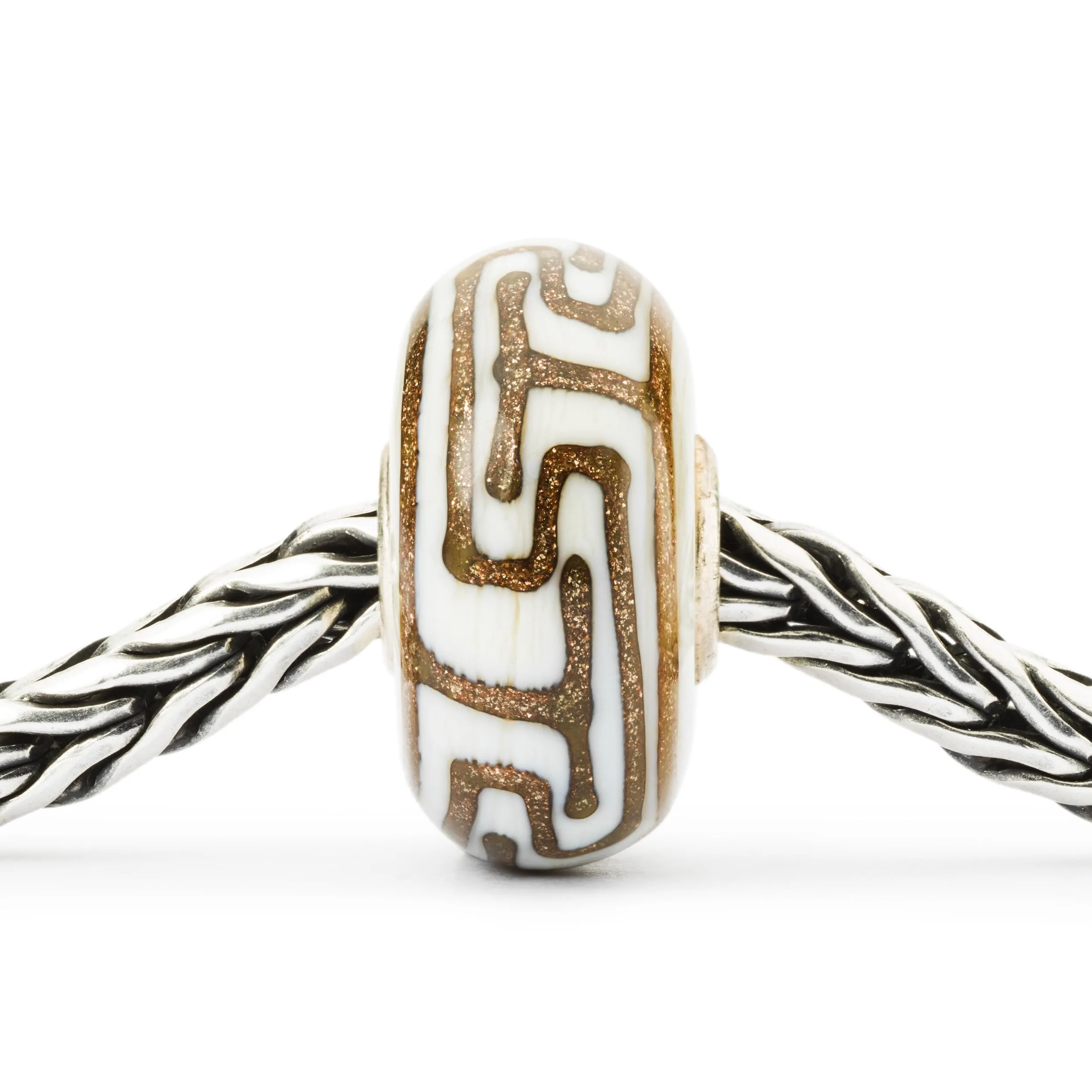 Trollbeads Percorso segreto Gold Glass Bead TGLBE-20310 - immagine 3