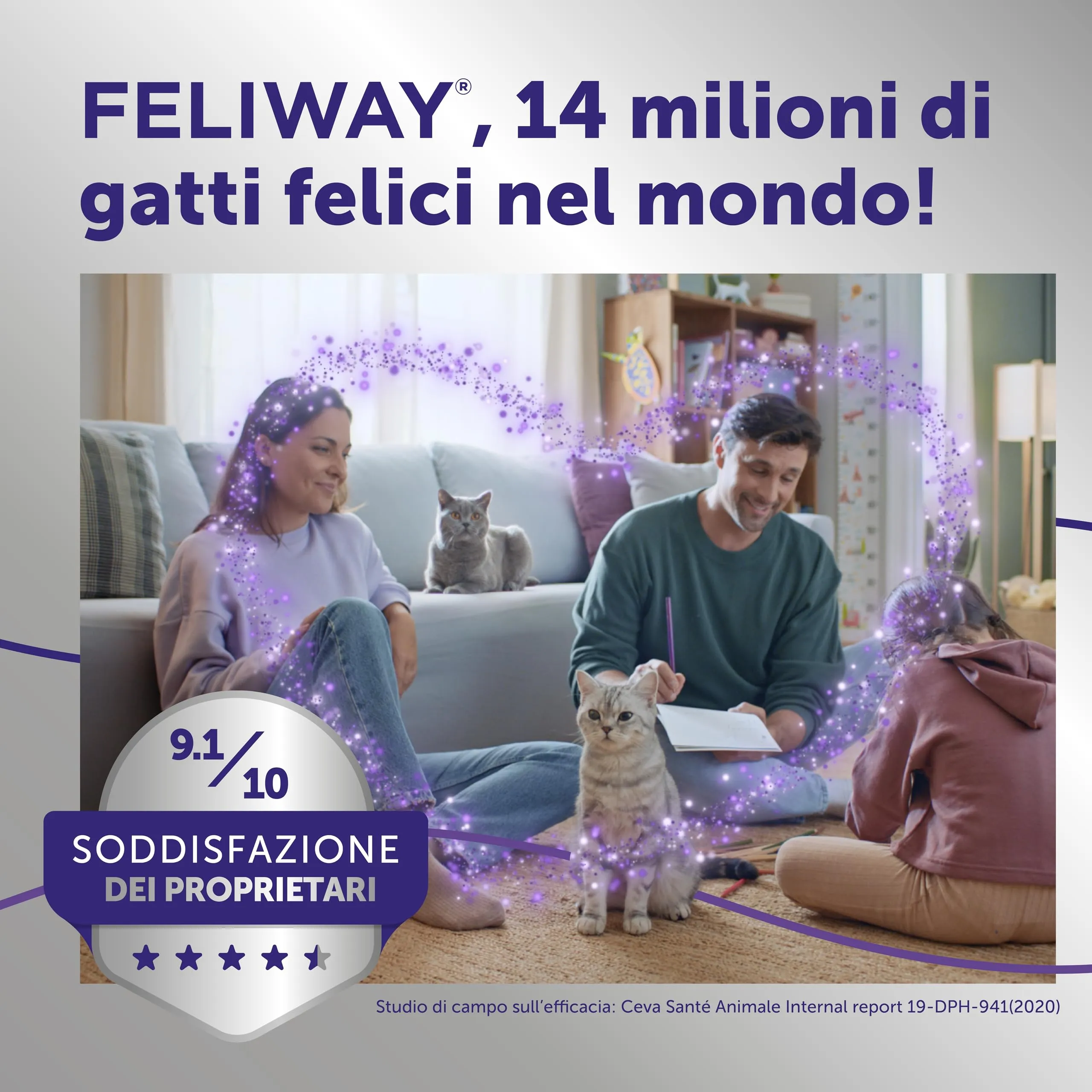 FELIWAY Optimum Ricarica calmante per diffusore di feromoni, 48 ml - immagine 6
