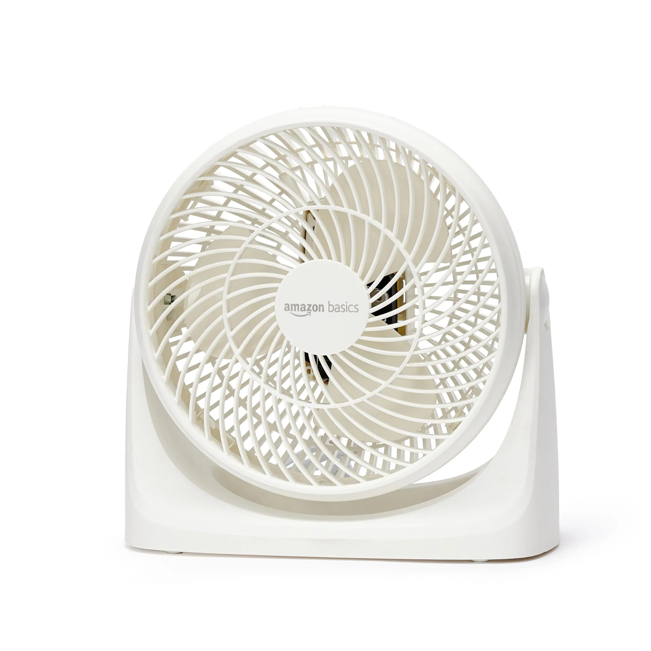 Amazon Basics Ventilatore da tavolo portatile 18 cm, Bianco - immagine 1