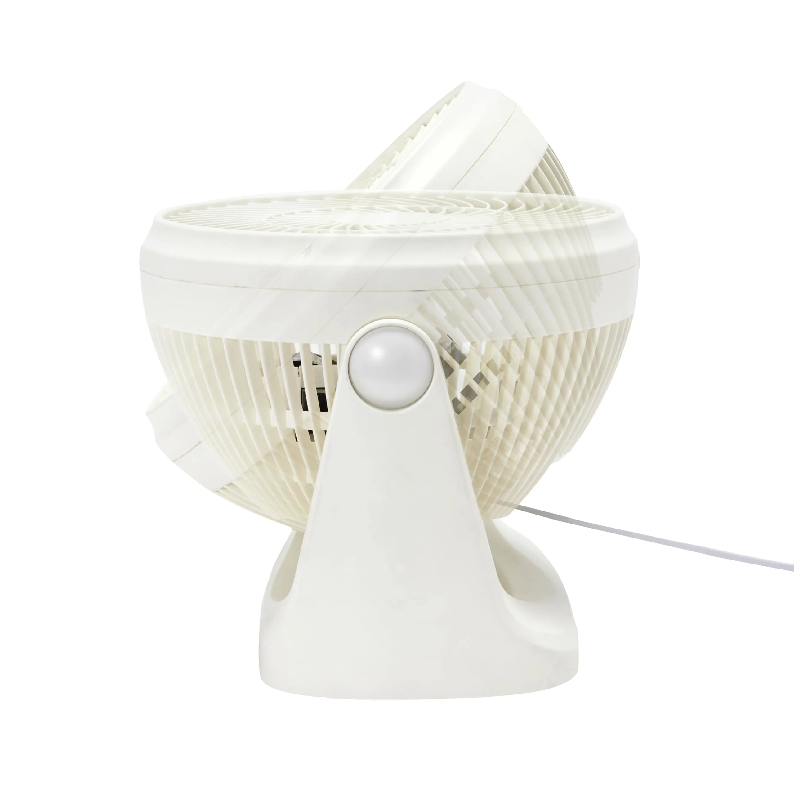 Amazon Basics Ventilatore da tavolo portatile 18 cm, Bianco - immagine 2
