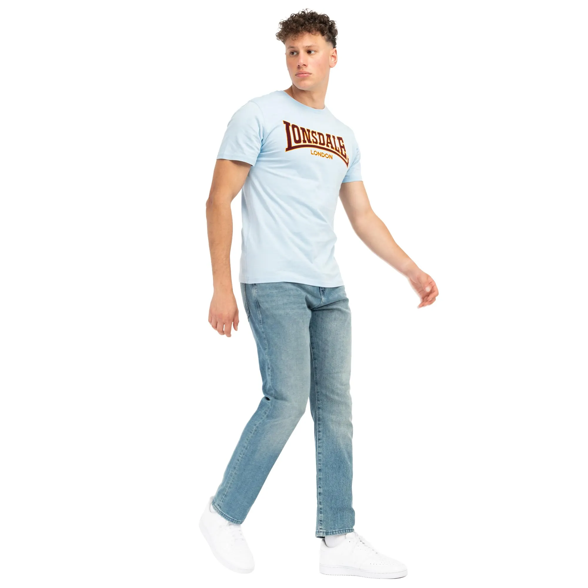 Lonsdale Giacca Classica da Uomo, Soft Sky, 3XL - immagine 2