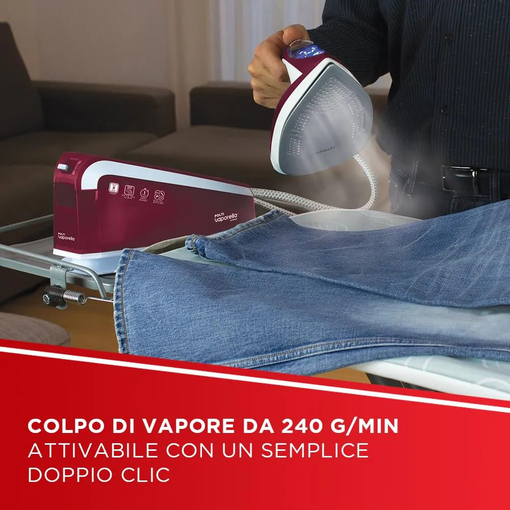 Polti Vaporella Express VE30.40 Generatore di Vapore, Bordeaux - immagine 7
