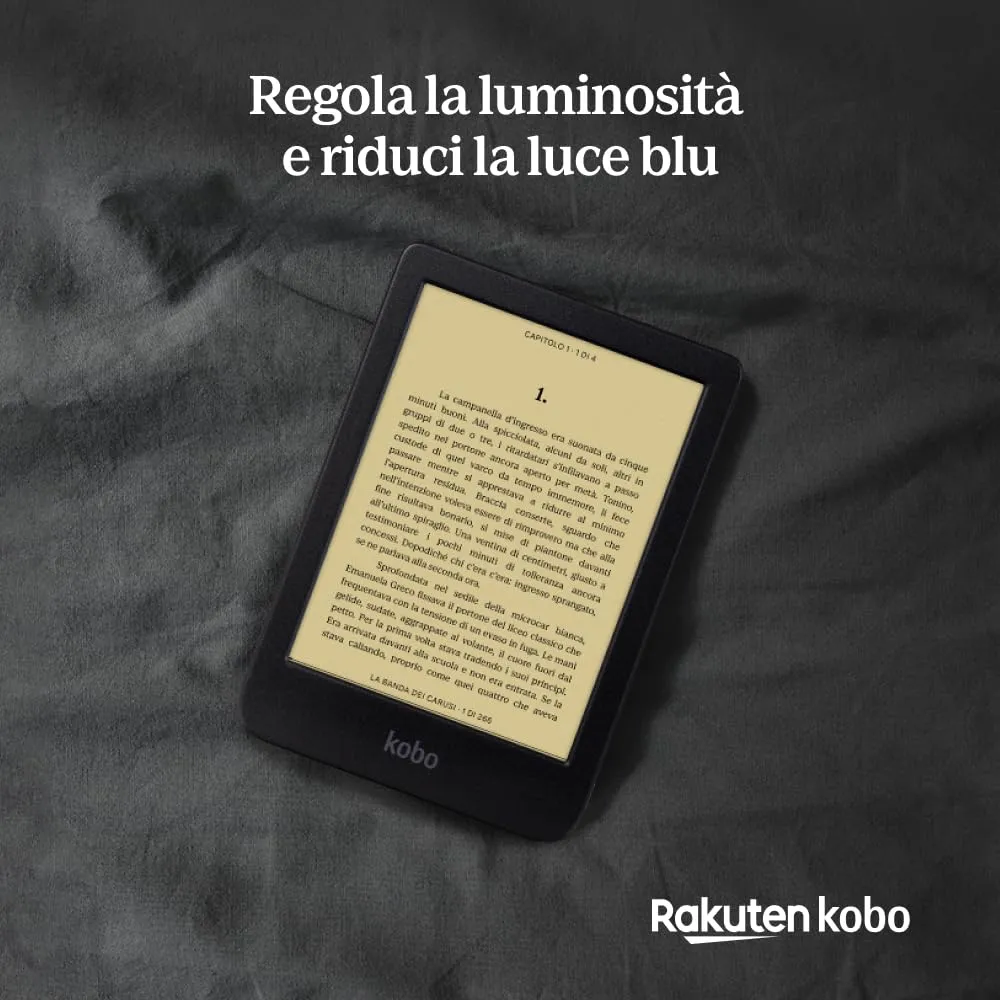 Kobo Clara BW eReader 6" E Ink Carta 1300 - Nero - immagine 5