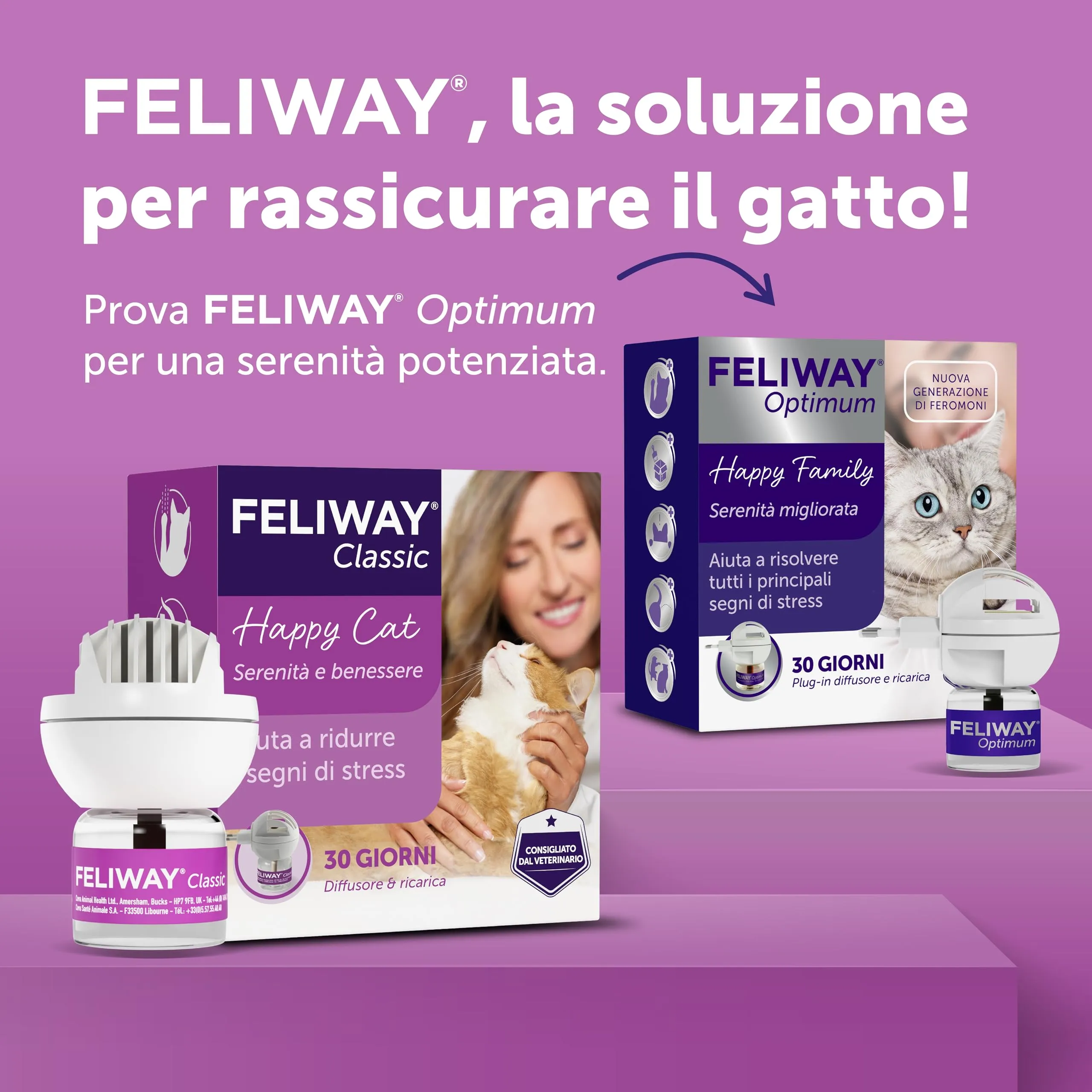 FELIWAY Classic Starter Kit Diffusore di Feromoni Calmanti per Gatti, 48 ml - immagine 9
