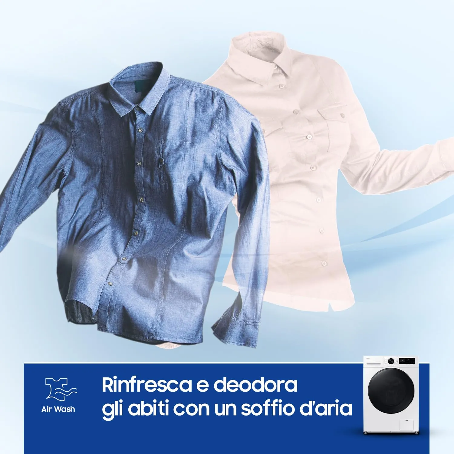 Samsung Crystal WiFi Lavasciuga WD90DG5B15BEET, 9+6 kg, AI Ecobubble, AI Energy Mode, Carica Frontale, 60x85x60 cm - immagine 4