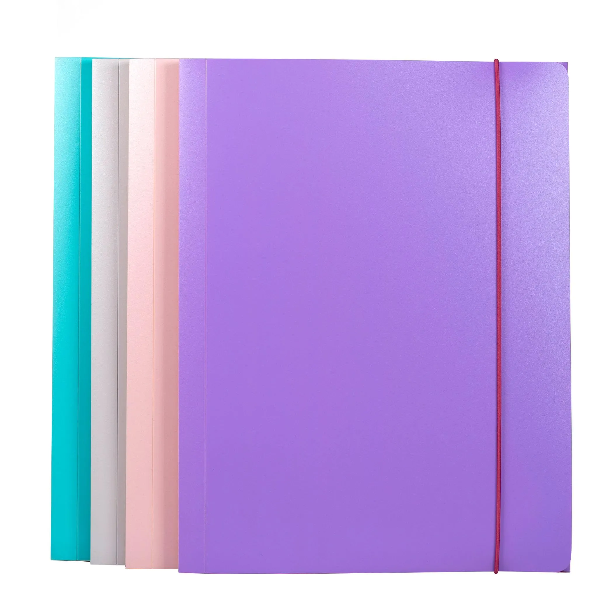 Fellowes Cartelline 3 Lembi ViceVersa, A4, Confezione da 4 Pezzi, Colori Assortiti - immagine 1