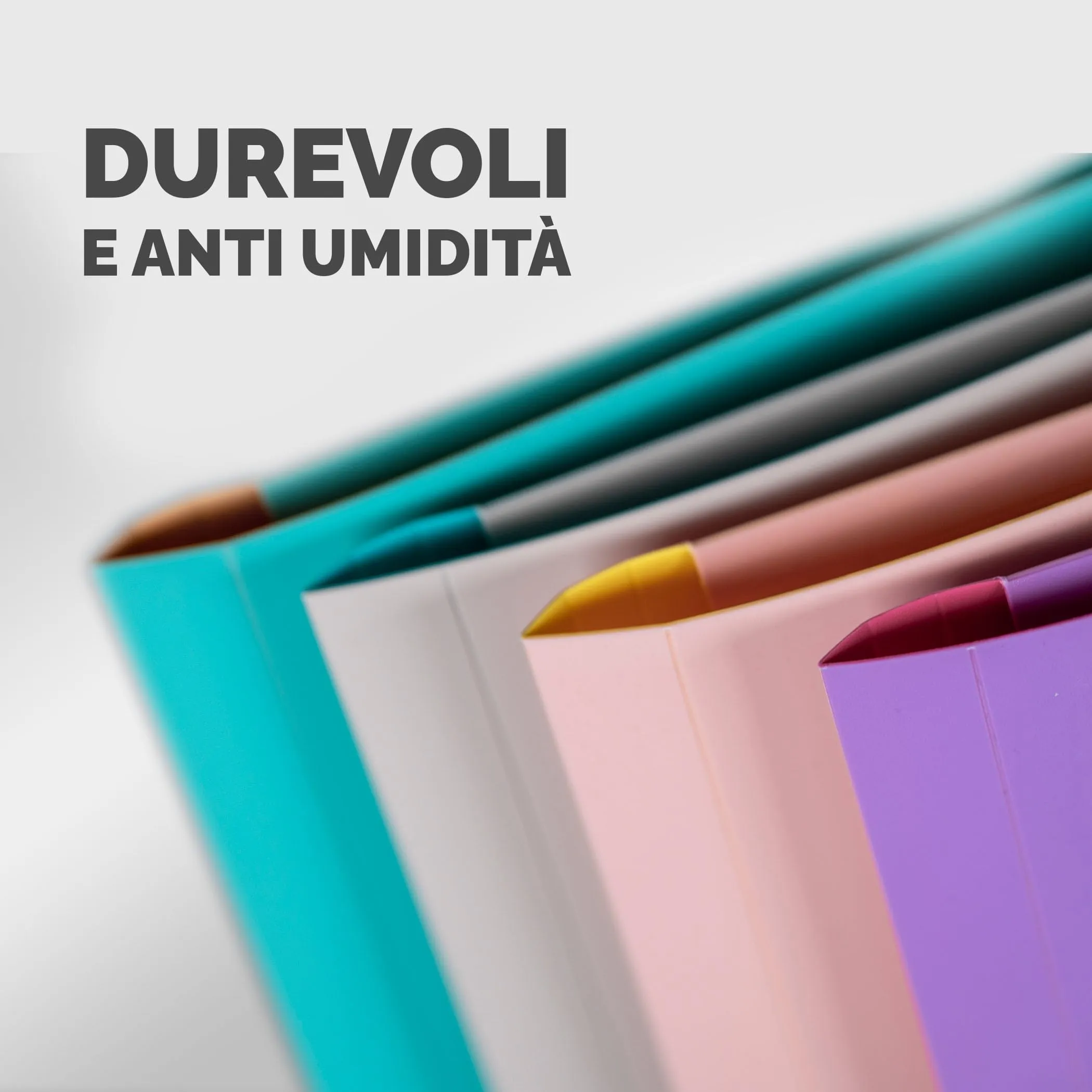 Fellowes Cartelline 3 Lembi ViceVersa, A4, Confezione da 4 Pezzi, Colori Assortiti - immagine 6