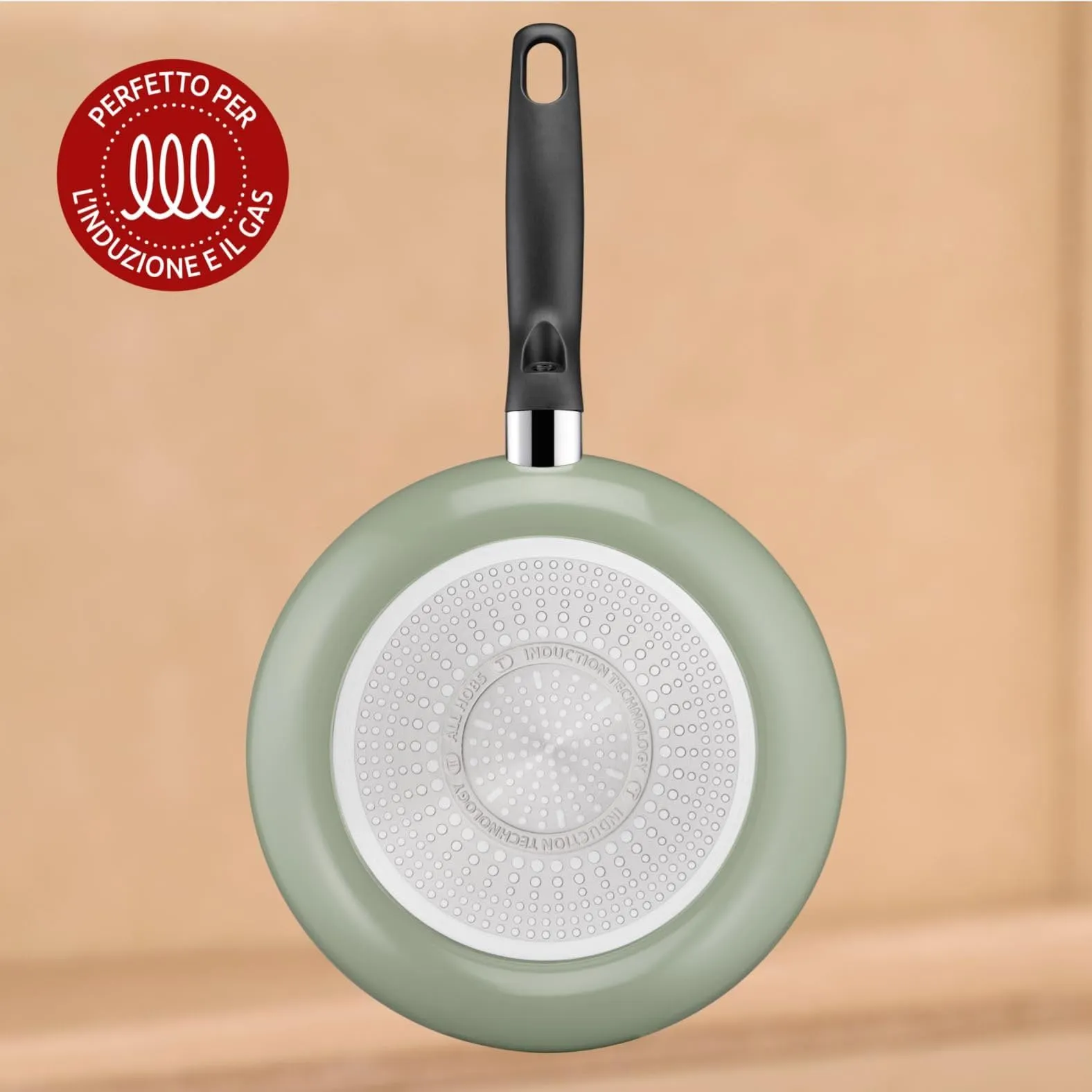 Lagostina Matcha Set di 2 Padelle 24 e 28 cm, Rivestimento in Titanio Antiaderente, Tecnologia Thermo-Signal - immagine 4