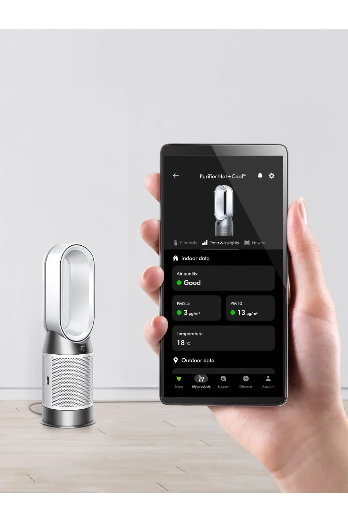 Dyson Purifier Hot+Cool HP1 Purificatore d’Aria e Termoventilatore - Bianco / Bianco - immagine 5