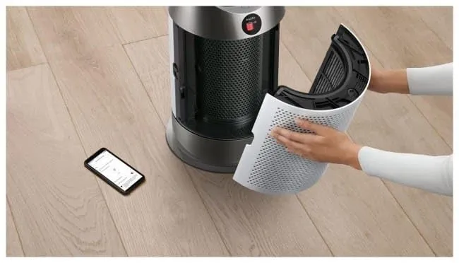 Dyson Purifier Hot+Cool HP1 Purificatore d’Aria e Termoventilatore - Bianco / Bianco - immagine 8