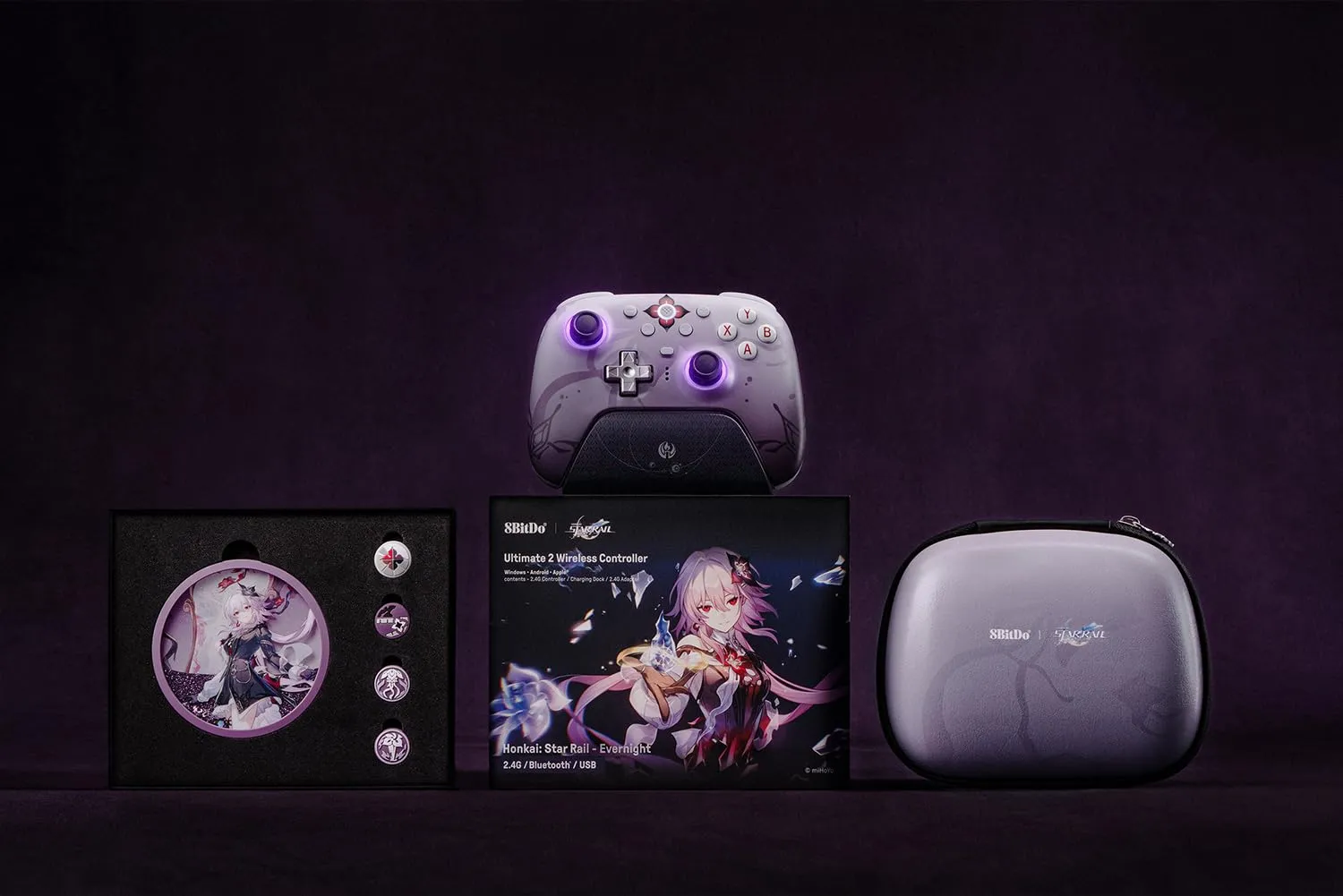 8BitDo Ultimate 2 Wireless Controller - Evernight (Honkai: Star Rail Edition) - immagine 6