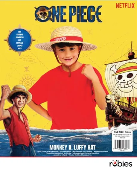 Rubie's Costume Monkey D. Luffy per bambini, taglia unica - immagine 4