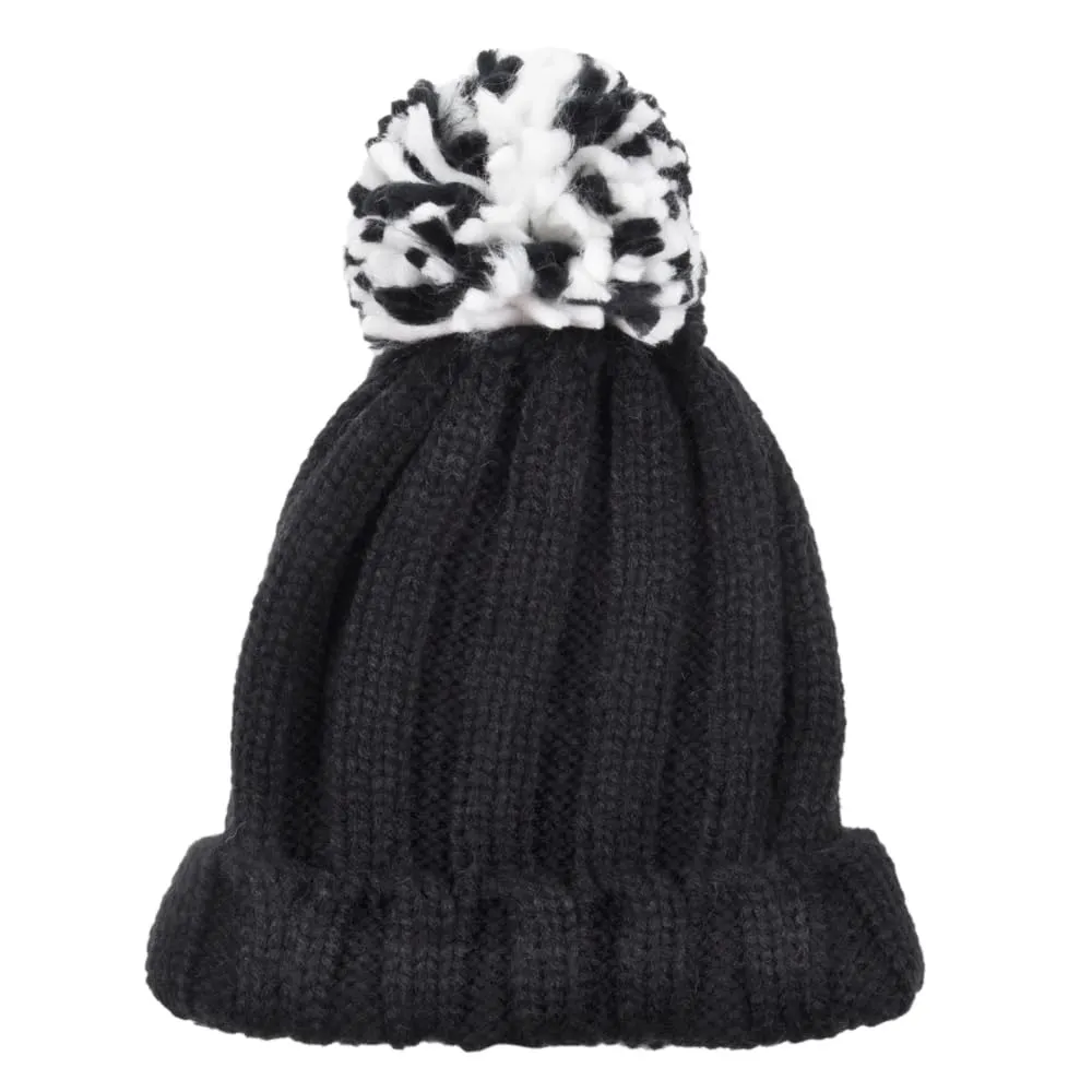 Juventus Cappello Ponpon Interno in Cotone Logo in Gomma Baby 0-24 Mesi 131410 - immagine 2