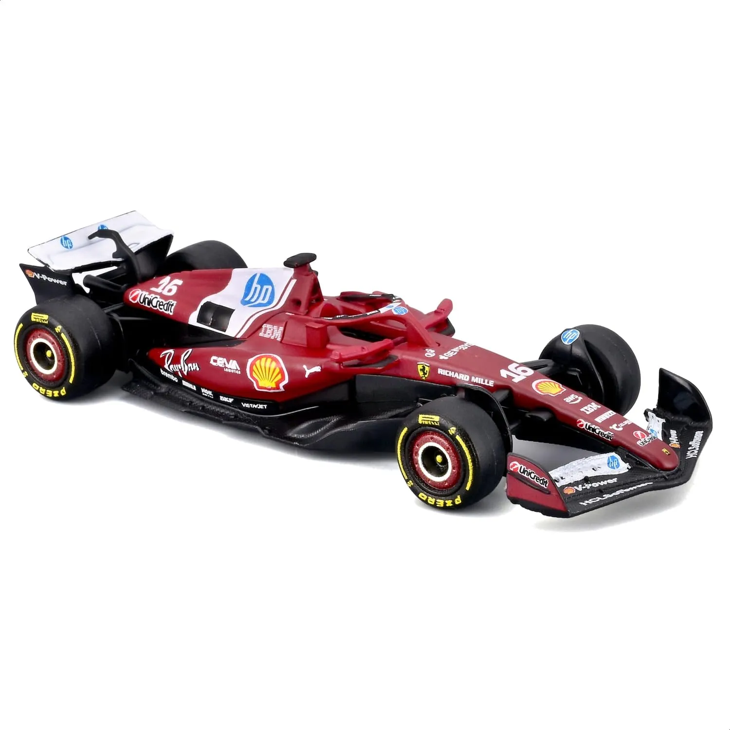 Bburago Ferrari SF-25 #16 Charles Leclerc 2025 Diecast Model Car 1:64 - immagine 3