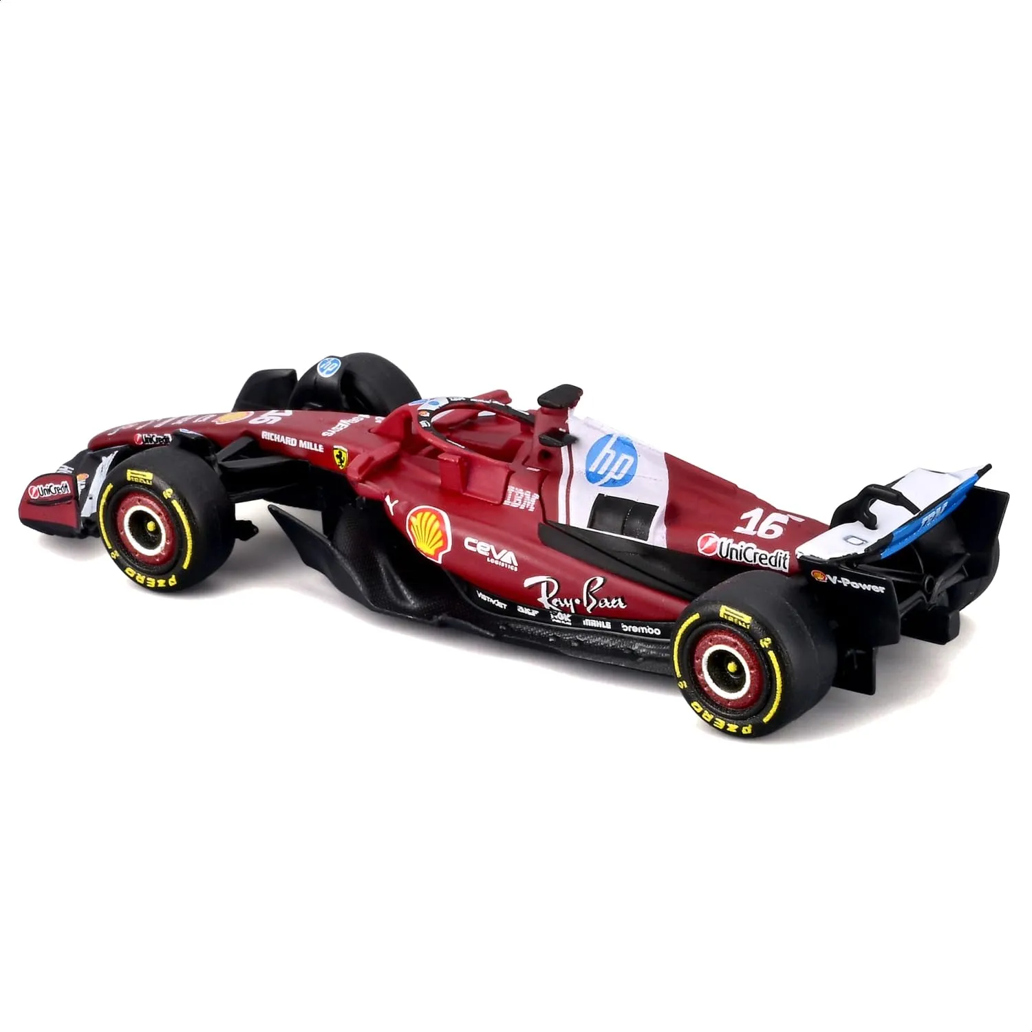 Bburago Ferrari SF-25 #16 Charles Leclerc 2025 Diecast Model Car 1:64 - immagine 4