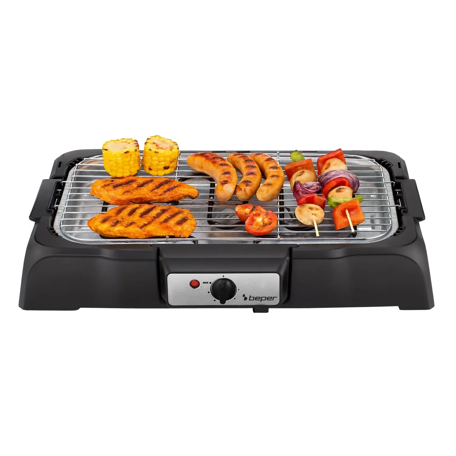 BEPER P101BBQ001 Barbecue Elettrico 2000W, Griglia XXL 41,5x24 cm - immagine 1