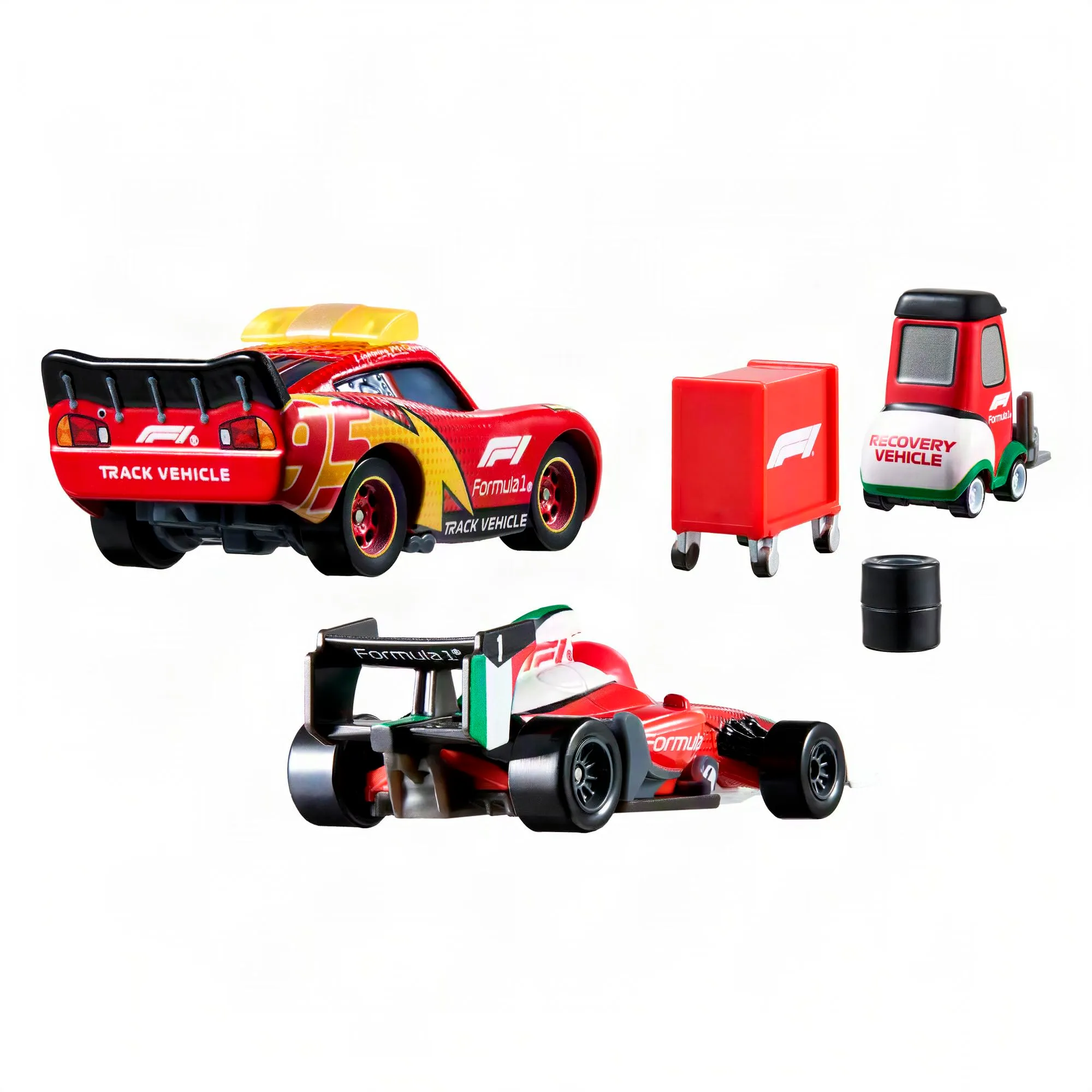 Mattel Disney Pixar Cars x Formula 1 Set Veicoli 3 Pezzi 1:55 - immagine 4