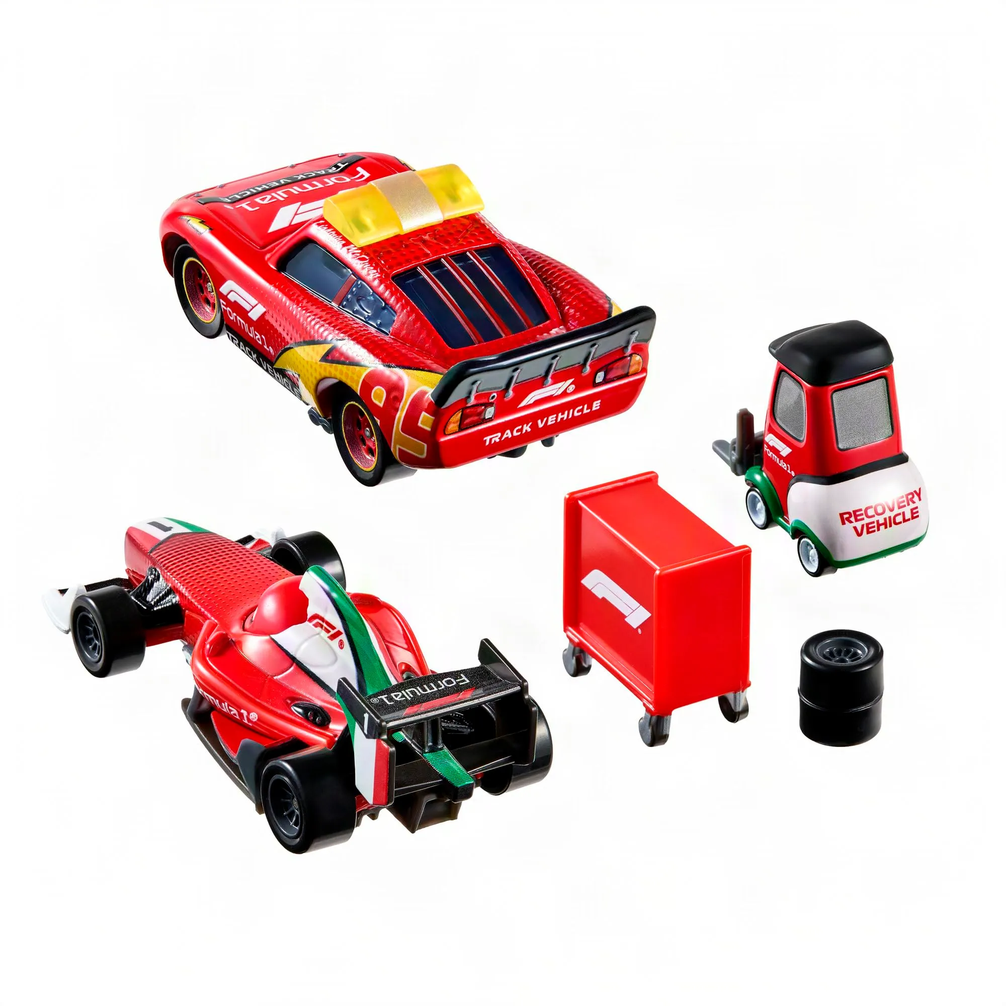 Mattel Disney Pixar Cars x Formula 1 Set Veicoli 3 Pezzi 1:55 - immagine 5