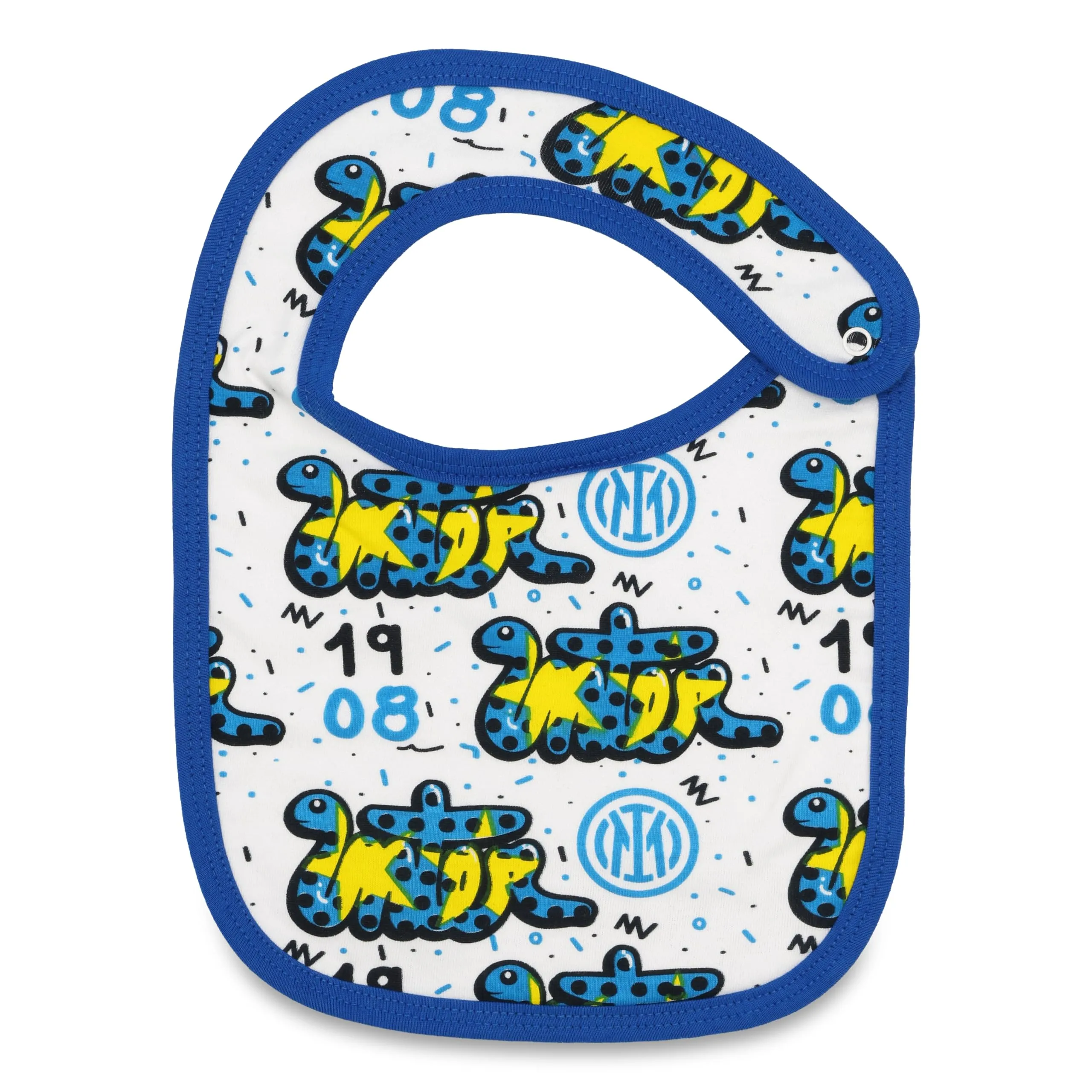 Inter Set Bavaglini Neonato Baby Snake Bianco - immagine 2