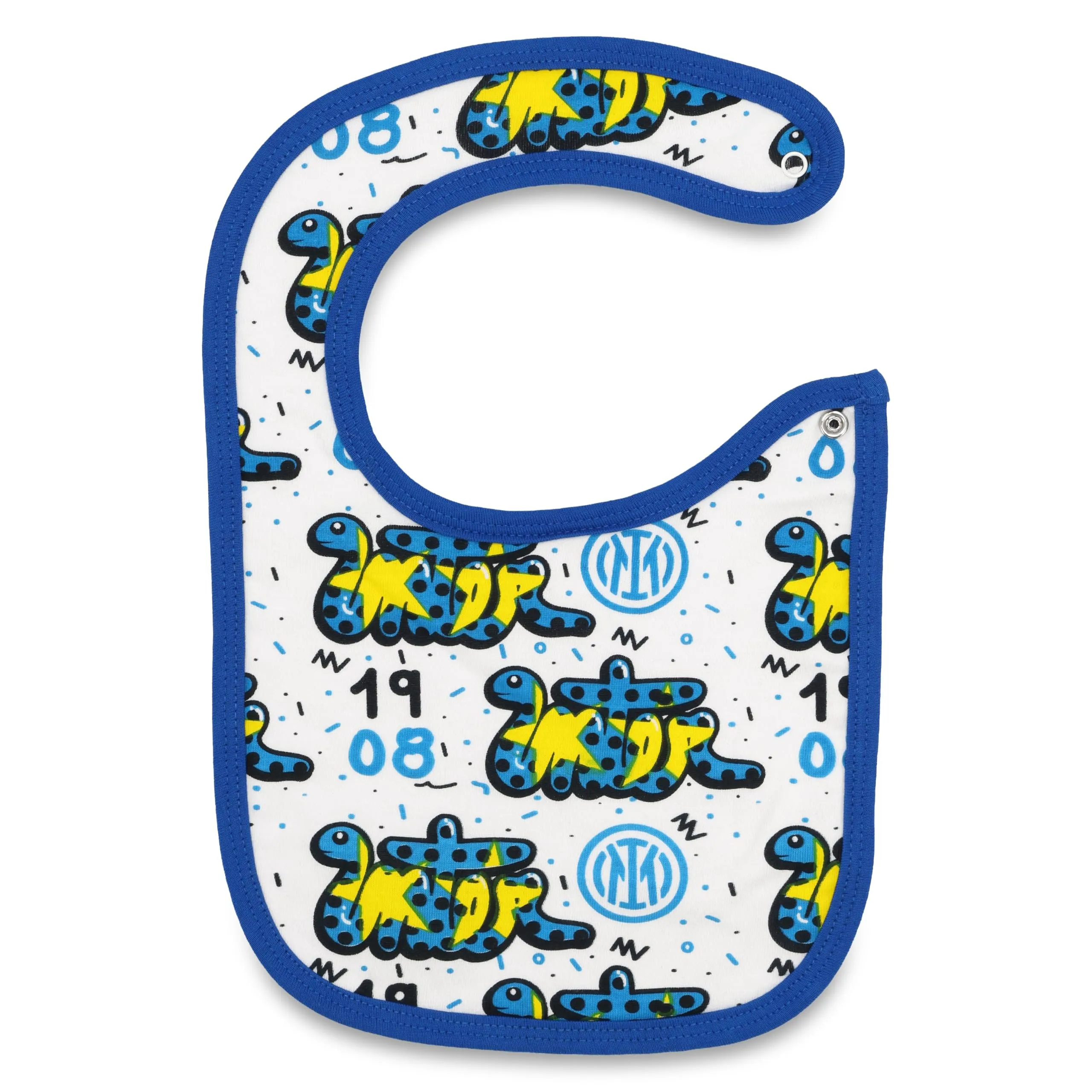 Inter Set Bavaglini Neonato Baby Snake Bianco - immagine 4