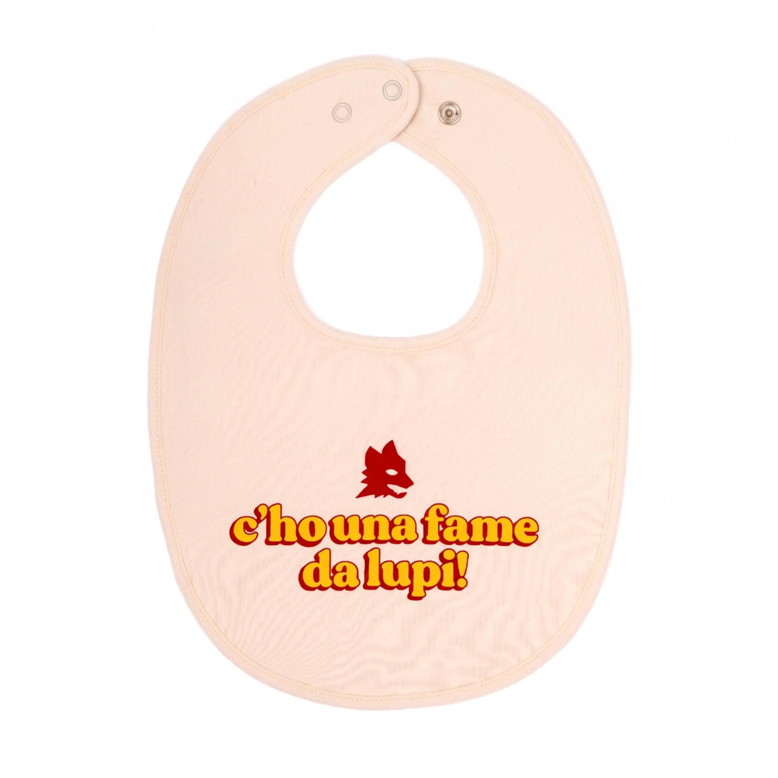 AS Roma C'ho Una Fame Da Lupi Bibs - immagine 1