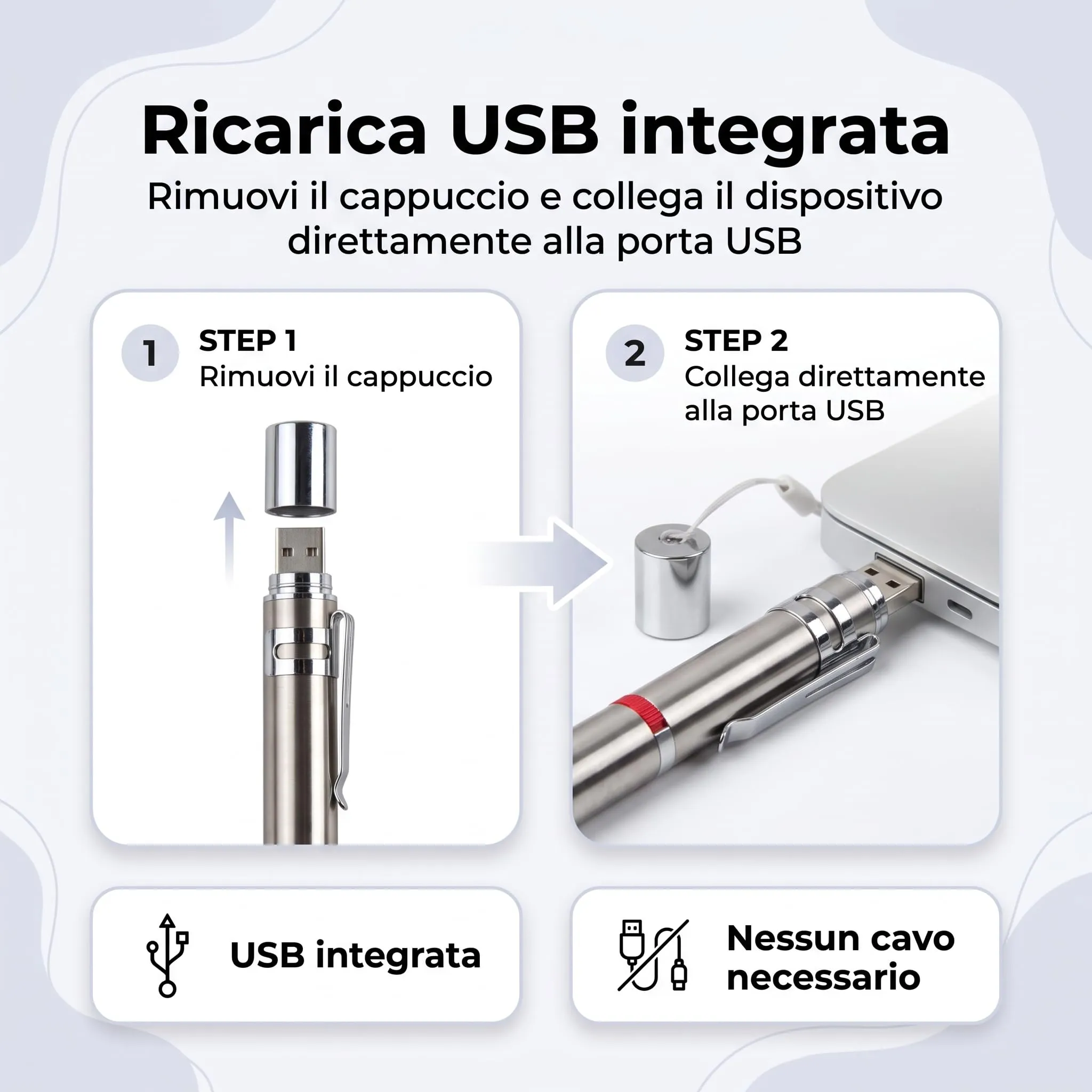 musapet Laser Puntatore per Gatti, Argento - immagine 5