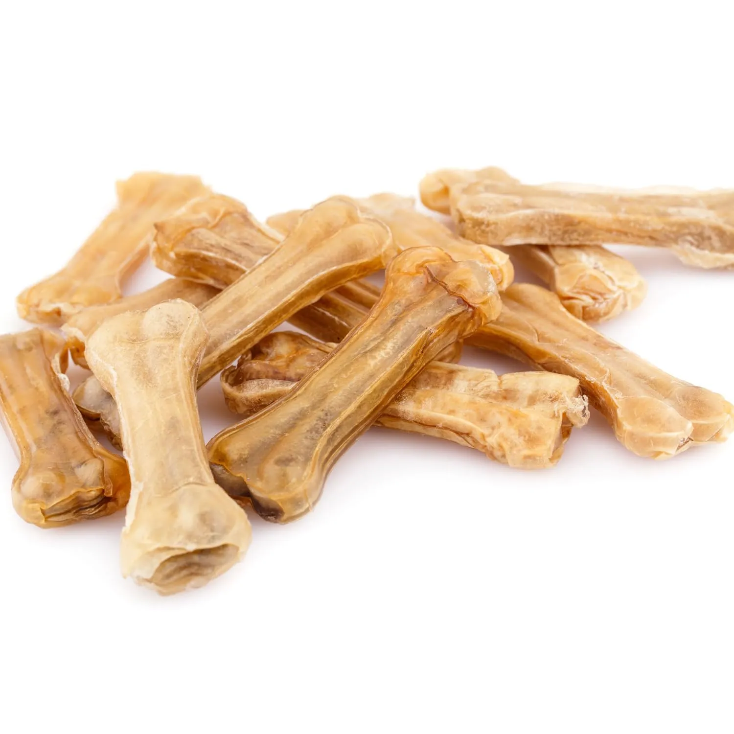 Croci King Bone Ossa in Pelle Bovina Naturale per Cani, 12,5 cm - 2 pz - immagine 7