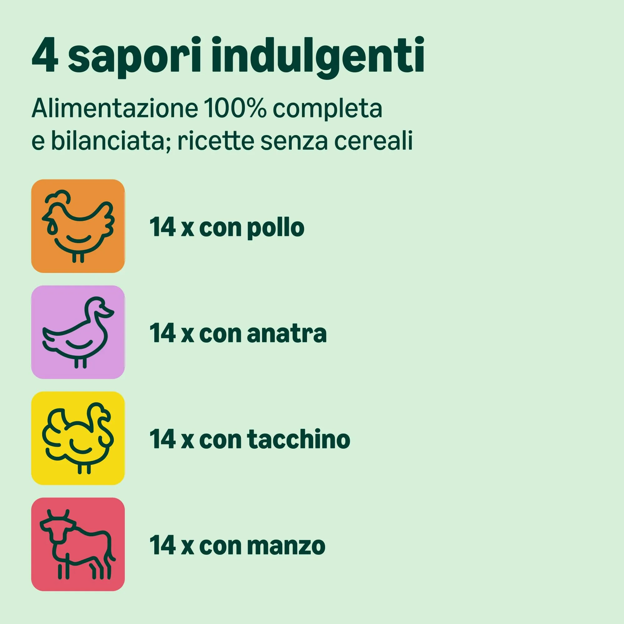 by Amazon Cibo Umido Senza Cereali per Gatti Adulti Selezione di Carne in Gelatina, 4.76 kg, 56 Confezioni da 85 g - immagine 2