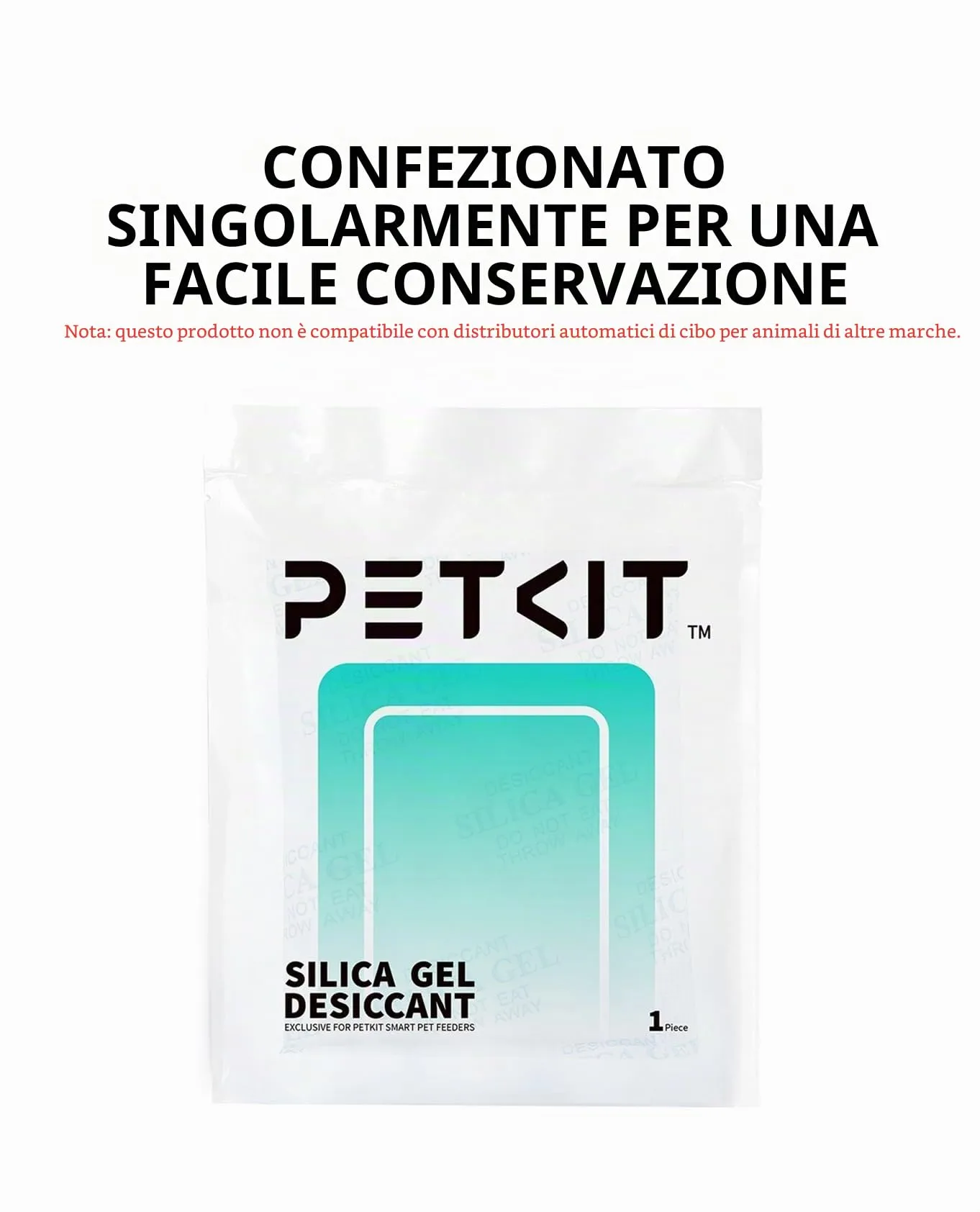 PETKIT Essiccante di ricambio per alimentatori intelligenti, confezione da 5 pezzi - immagine 3
