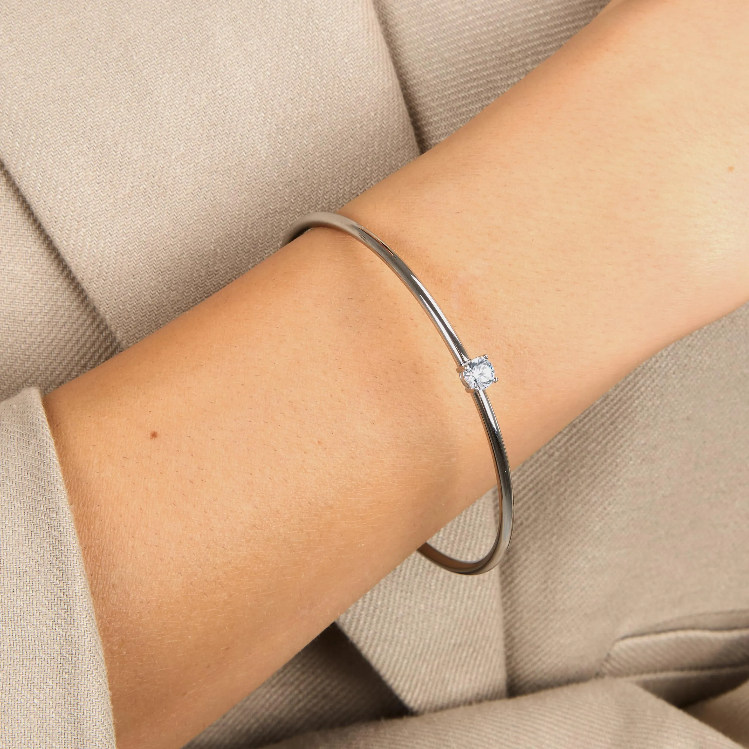 Morellato Bracciale Donna Collezione Cerchi, Acciaio Inossidabile, Pietra - SAKM63 - immagine 5