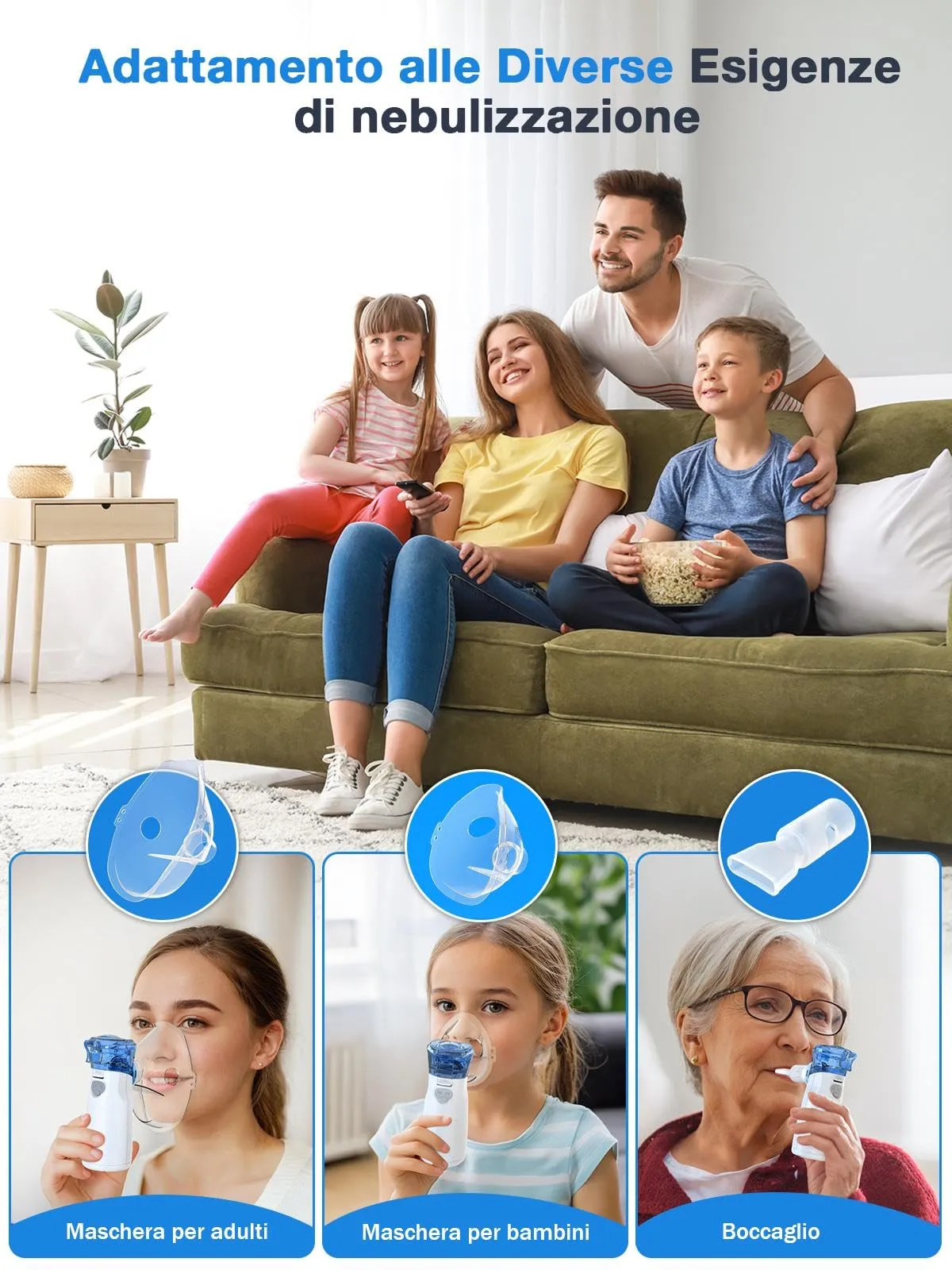 Meowyn Aerosol Portatile a Ultrasuoni, Ricaricabile USB-C per Adulti e Bambini, Modello YS35 - immagine 6