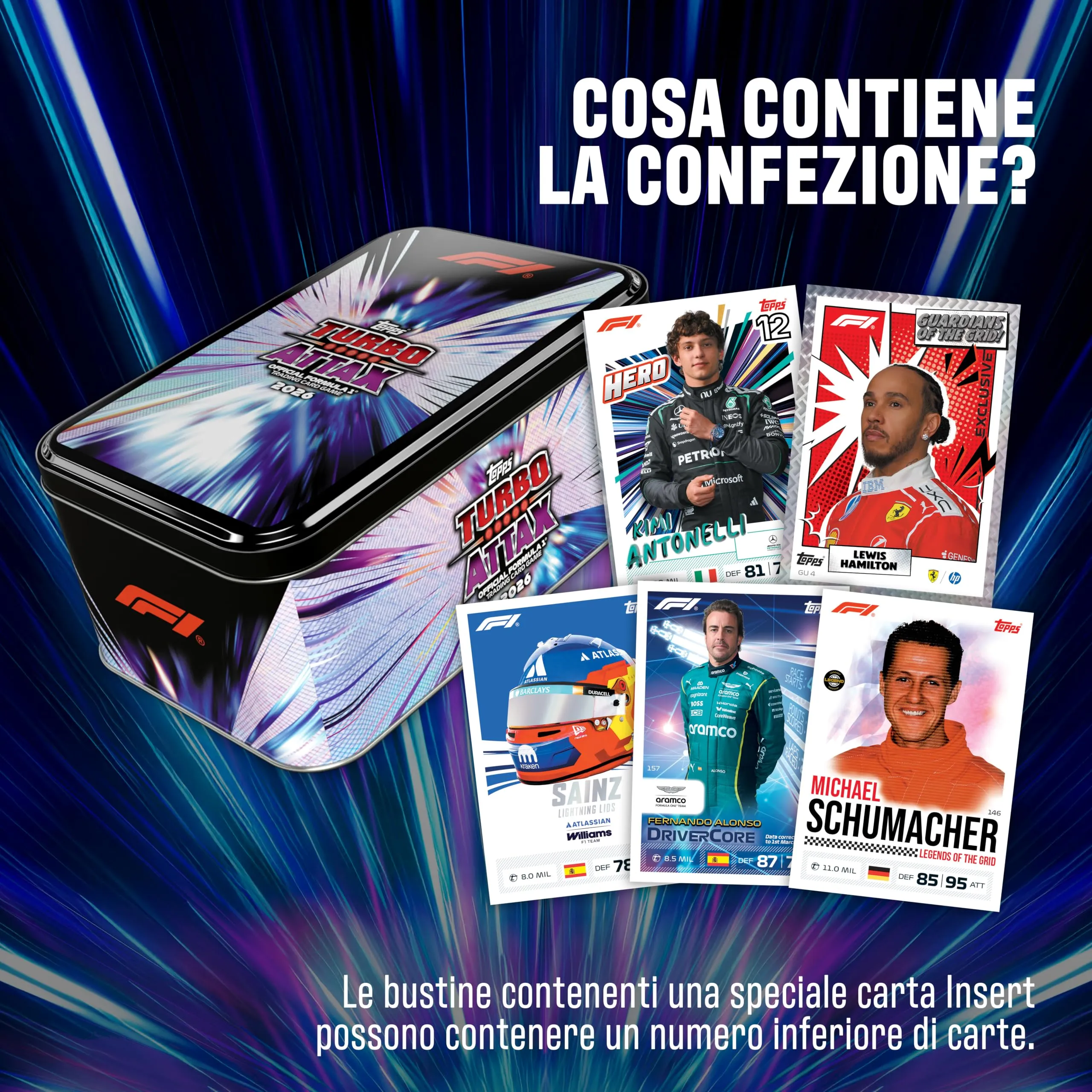 Topps Formula 1 2026 Turbo Attax Super Tin - Greats of the Grid - immagine 7