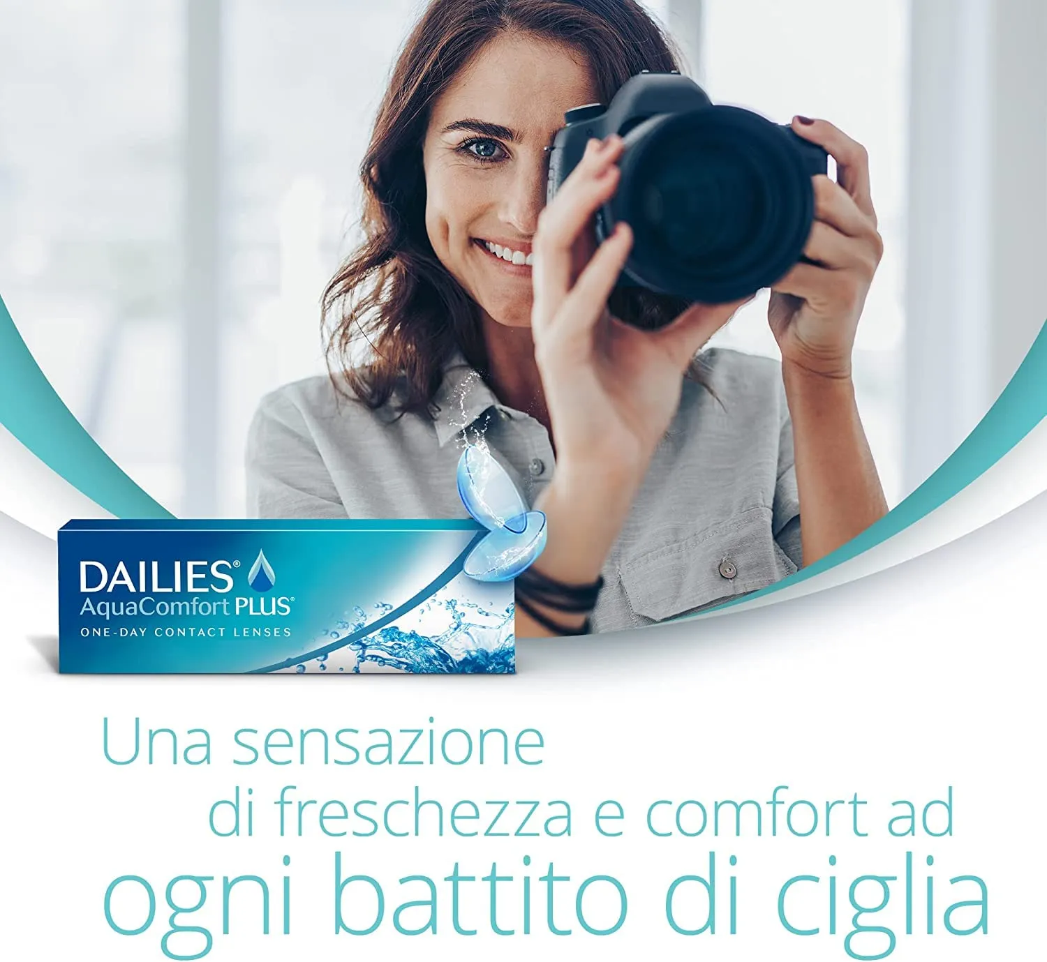 Dailies AquaComfort Plus lenti a contatto giornaliere, 30 pezzi, +08.00 dpt - immagine 3