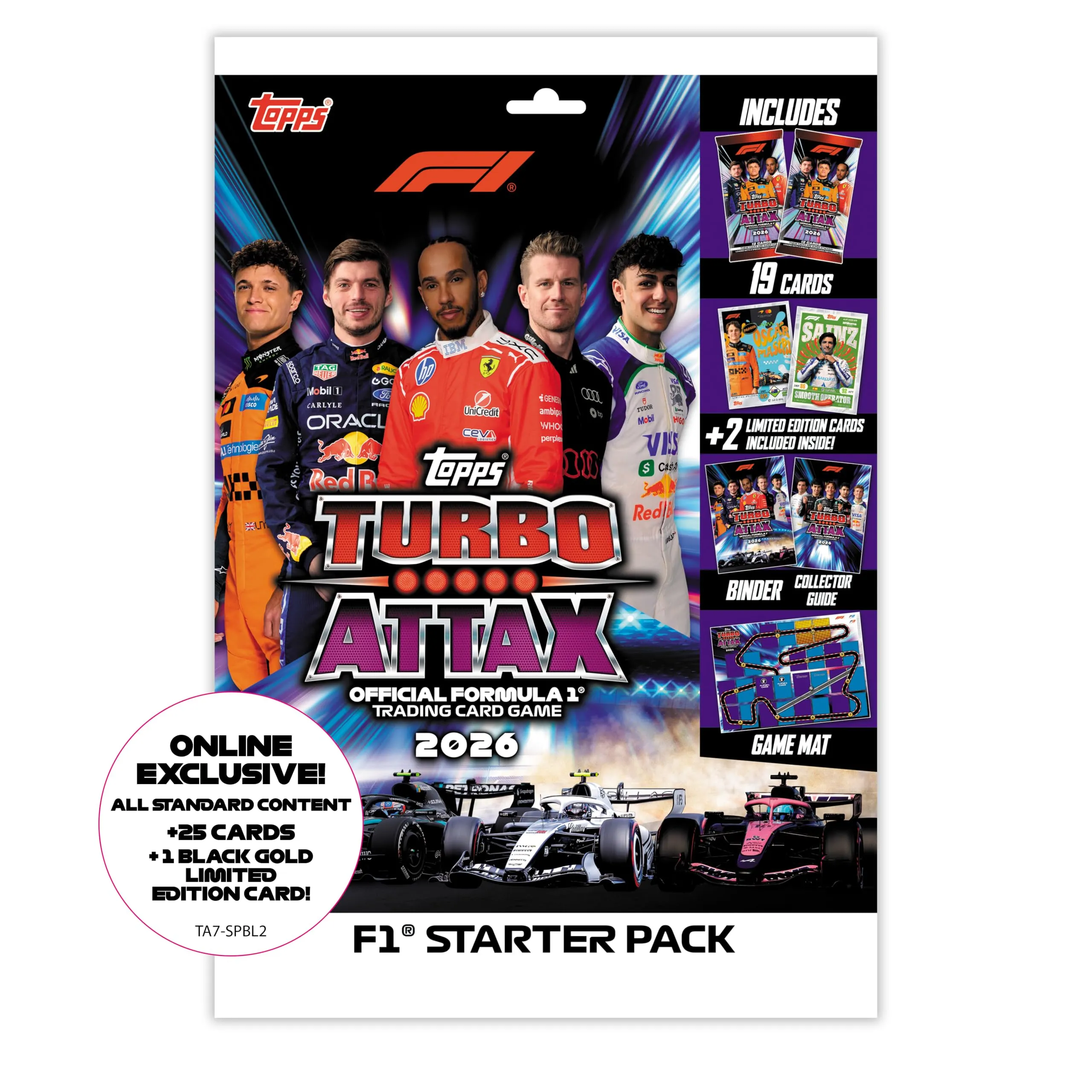 Topps Formula 1 2026 Turbo Attax Starter Pack - immagine 1