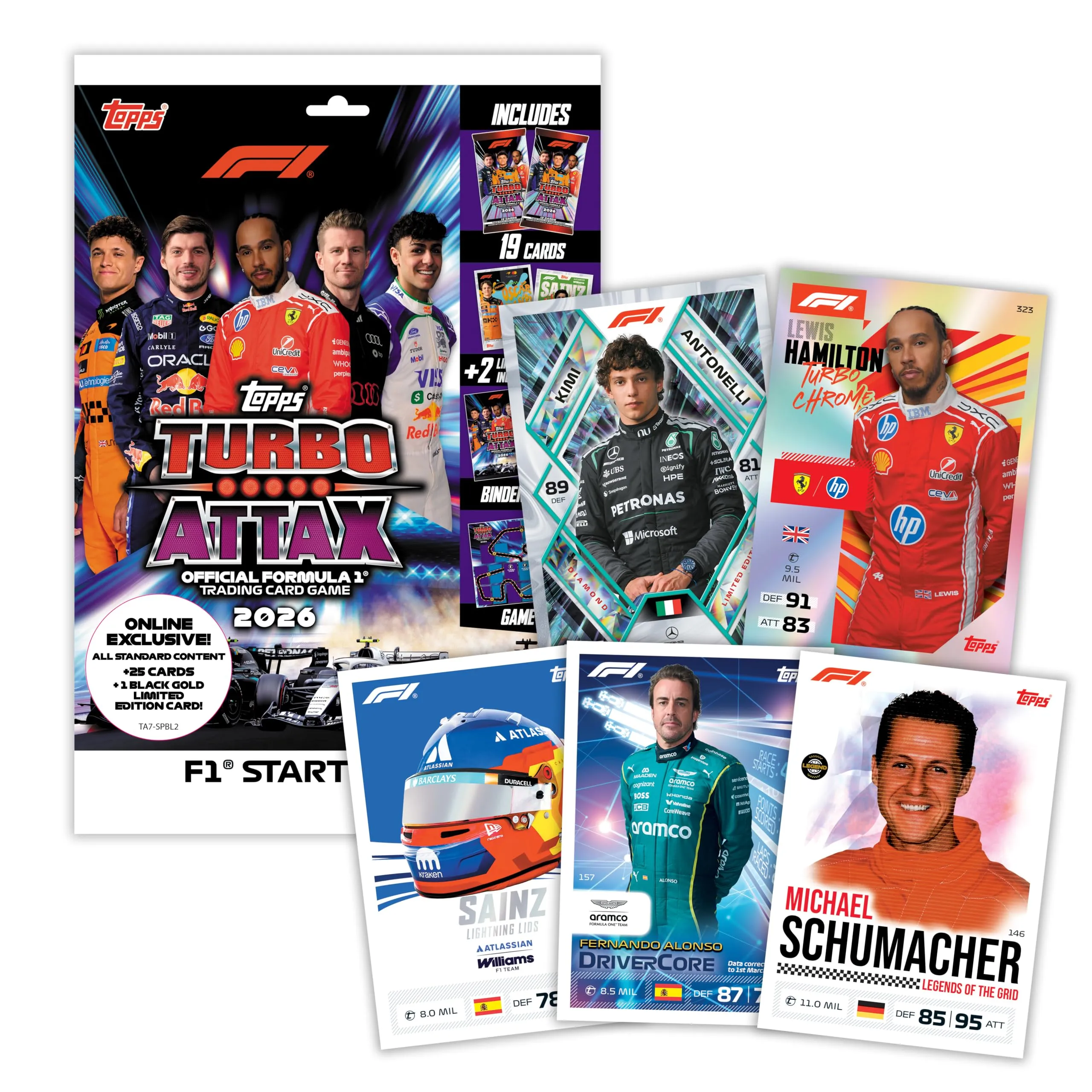Topps Formula 1 2026 Turbo Attax Starter Pack - immagine 2