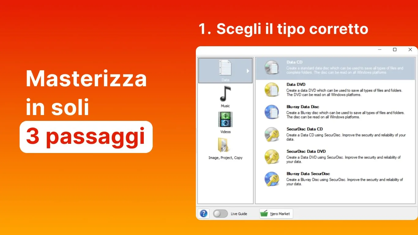 Nero Burning ROM 2026 su Chiavetta USB, Licenza a Vita 1 PC, Windows 11/10/8/7 - immagine 3