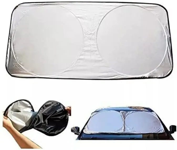 Terryshop74 Parasole per Parabrezza Auto Pieghevole, 150 x 70 cm - immagine 5